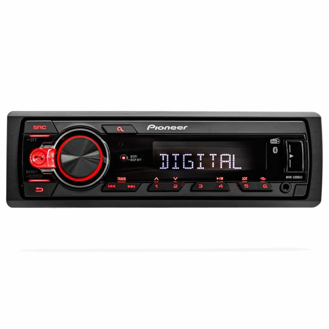Autoradio Bluetooth e Dab di Pioneer, nero