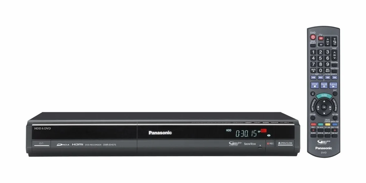 Panasonic DMR-EH575EG-K DVD recorder Registratore DVD Nero