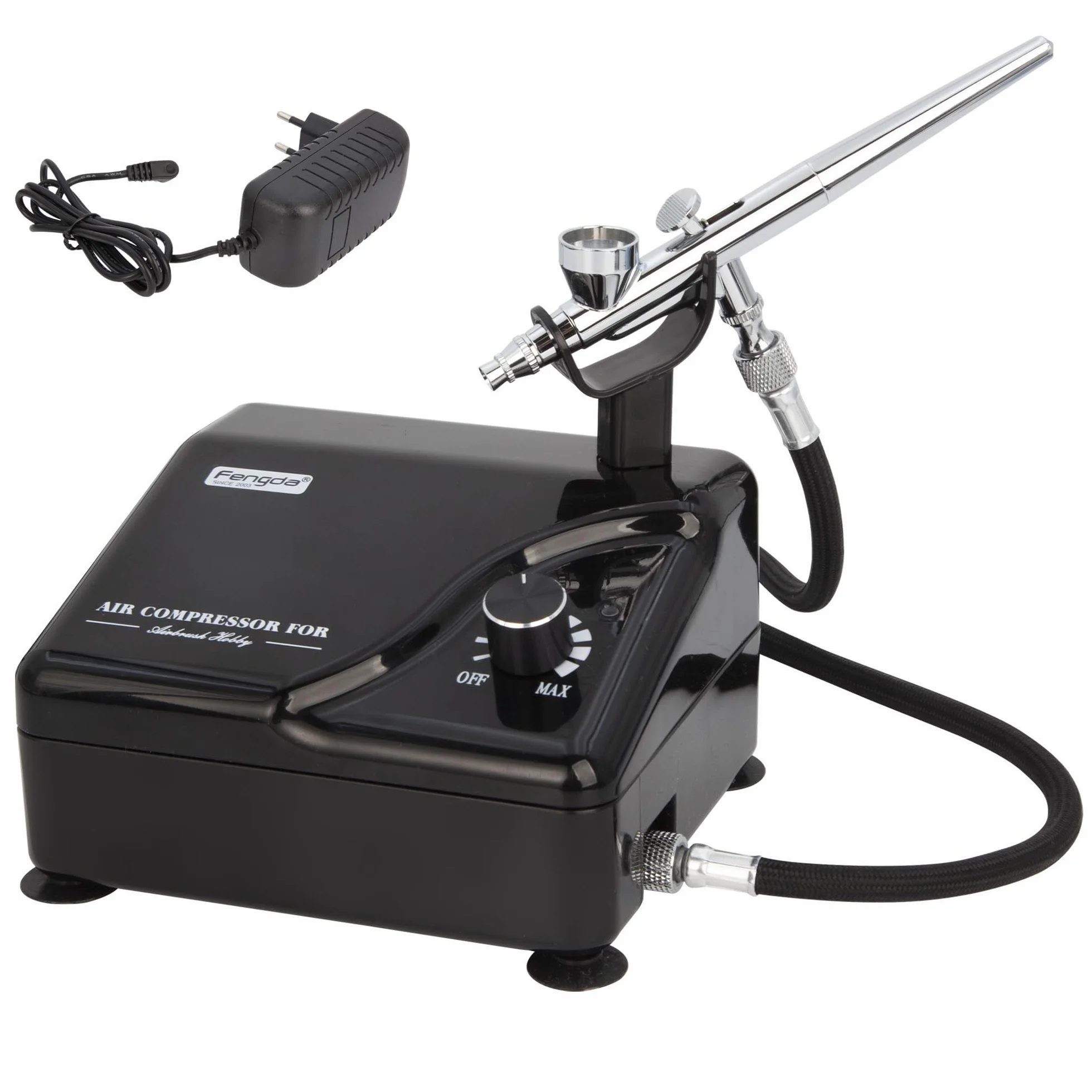 Fengda FD-207K Kit aerografo professionale con compressore intelligente