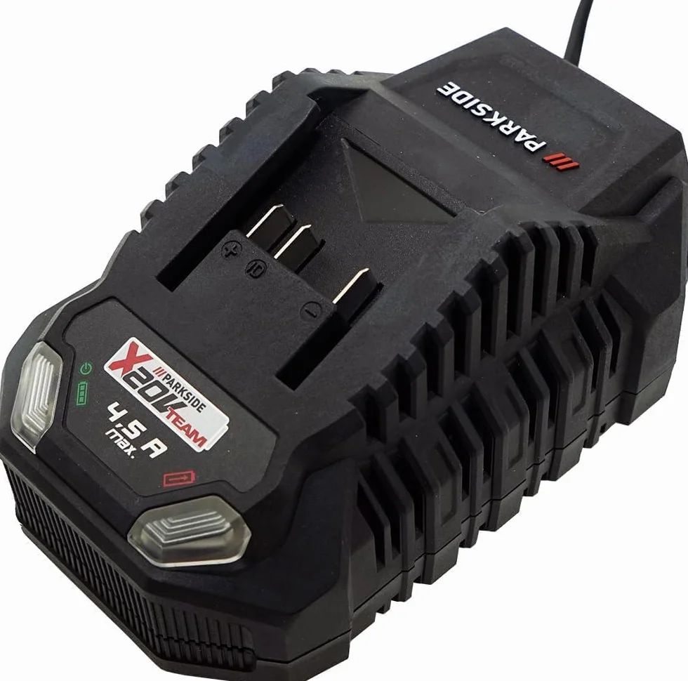 1 batteria da 20 V 4 Ah Pap 20 B3 + 1 caricatore da 20 V 4,5 A PLG 20 C3 – Parkside Bundle/Set X20 V Team