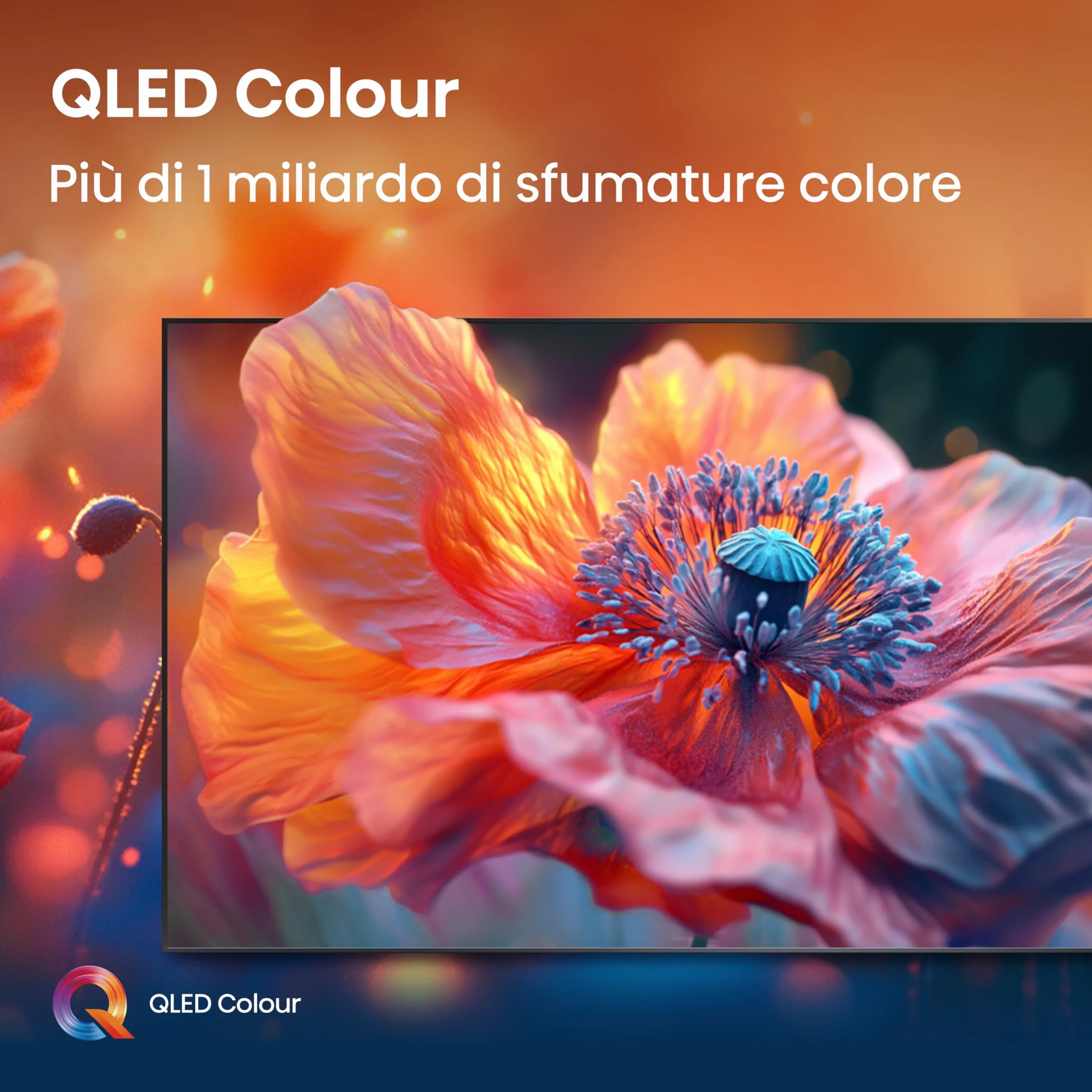 Hisense TV 43" QLED 4K 43E78Q Smart TV VIDAA U8 Dolby Vision HDR10+ Game Mode Plus Dolby Atmos 60Hz 2025
