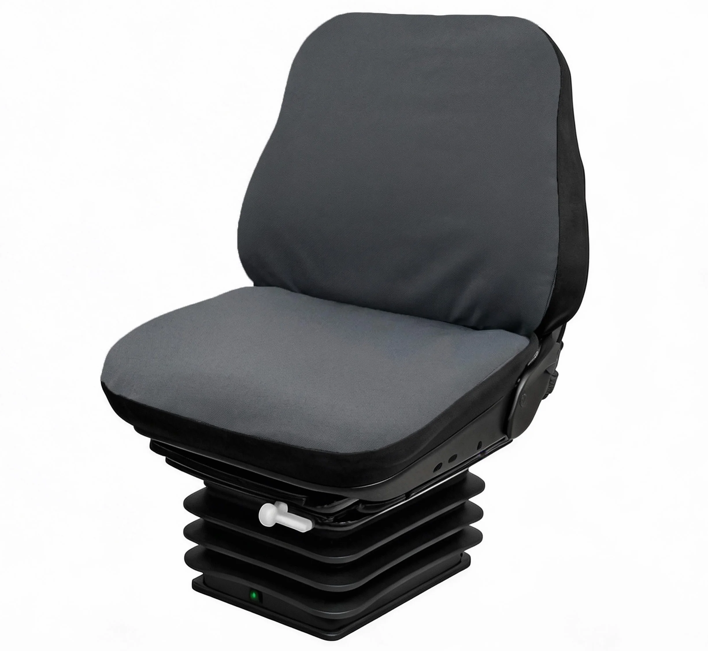 Lupex LS32 Coprisedile Trattore Universale PU Trapuntata Cuciture Rinforzate Protezione Comfort Sedili Agricoli Grigio
