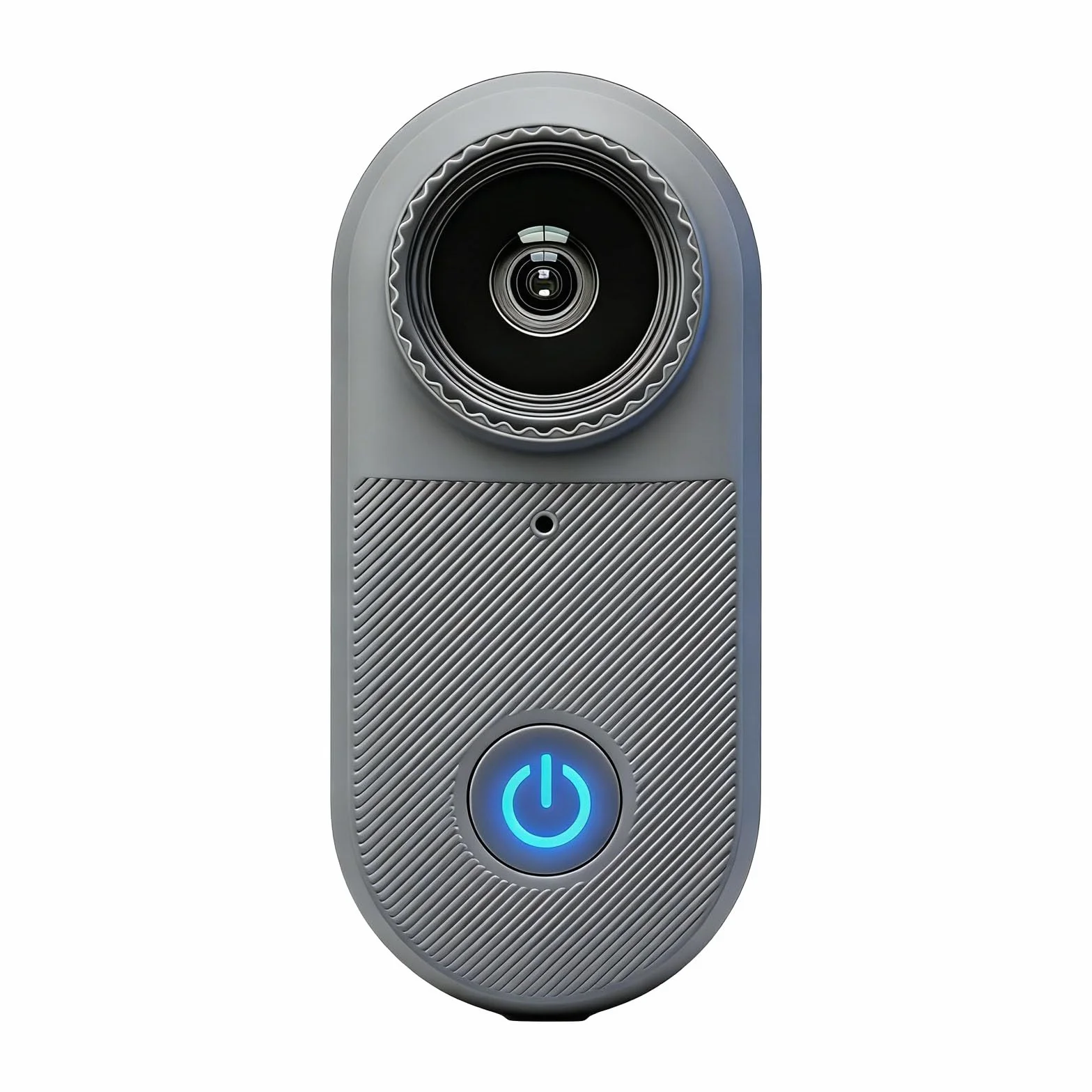 2.7K Mini Action Cam Portatile, Body Cam Dimensione Pollice, Integrata 32GB, Mini Action Camera,Bodycam Magnetica con Angolo Ampio 130°, POV Impermeabile 10M, Controllo App WiFi (Grigio)