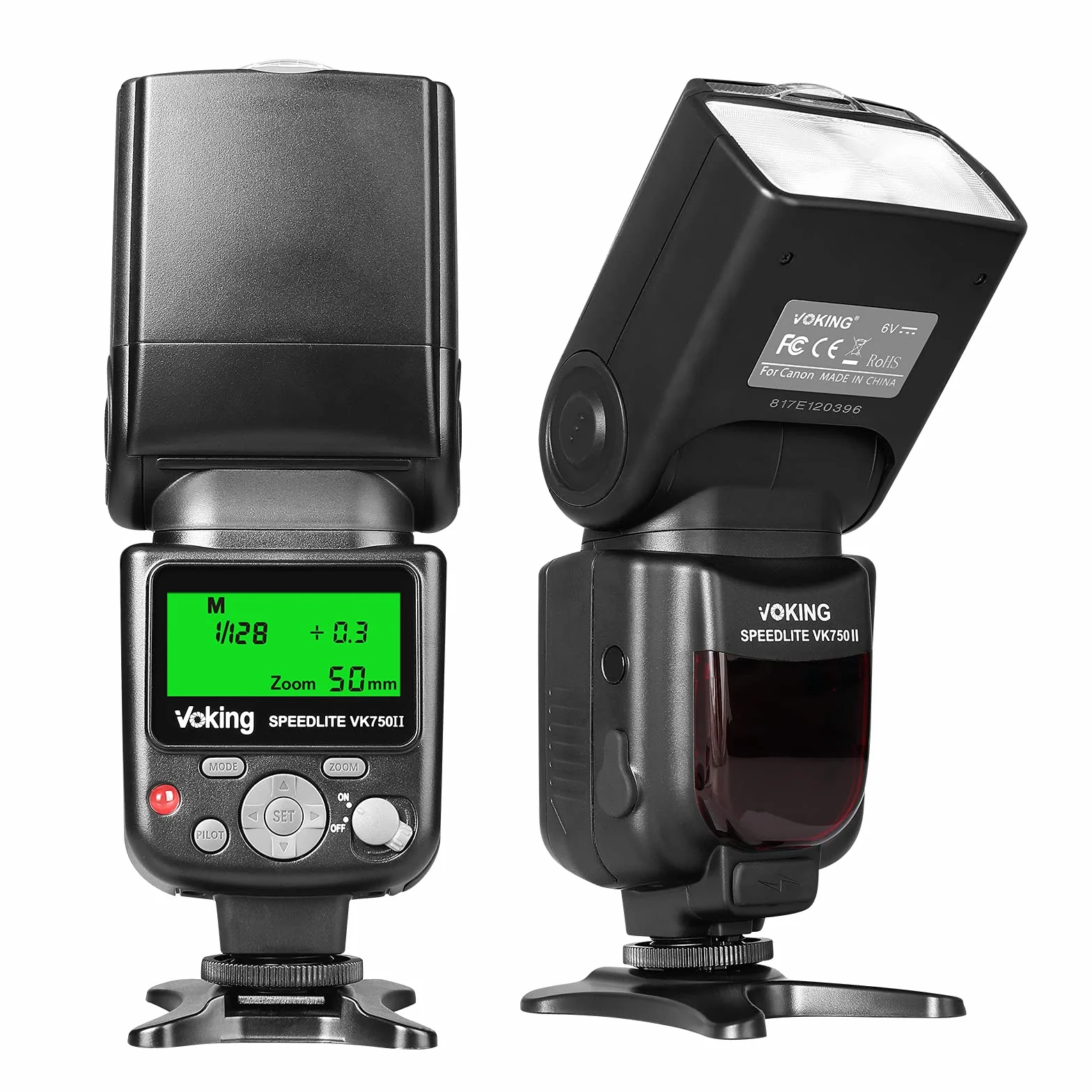 VK750II TTL Flash per Canon EOS 60D 70D 80D 6D 7D