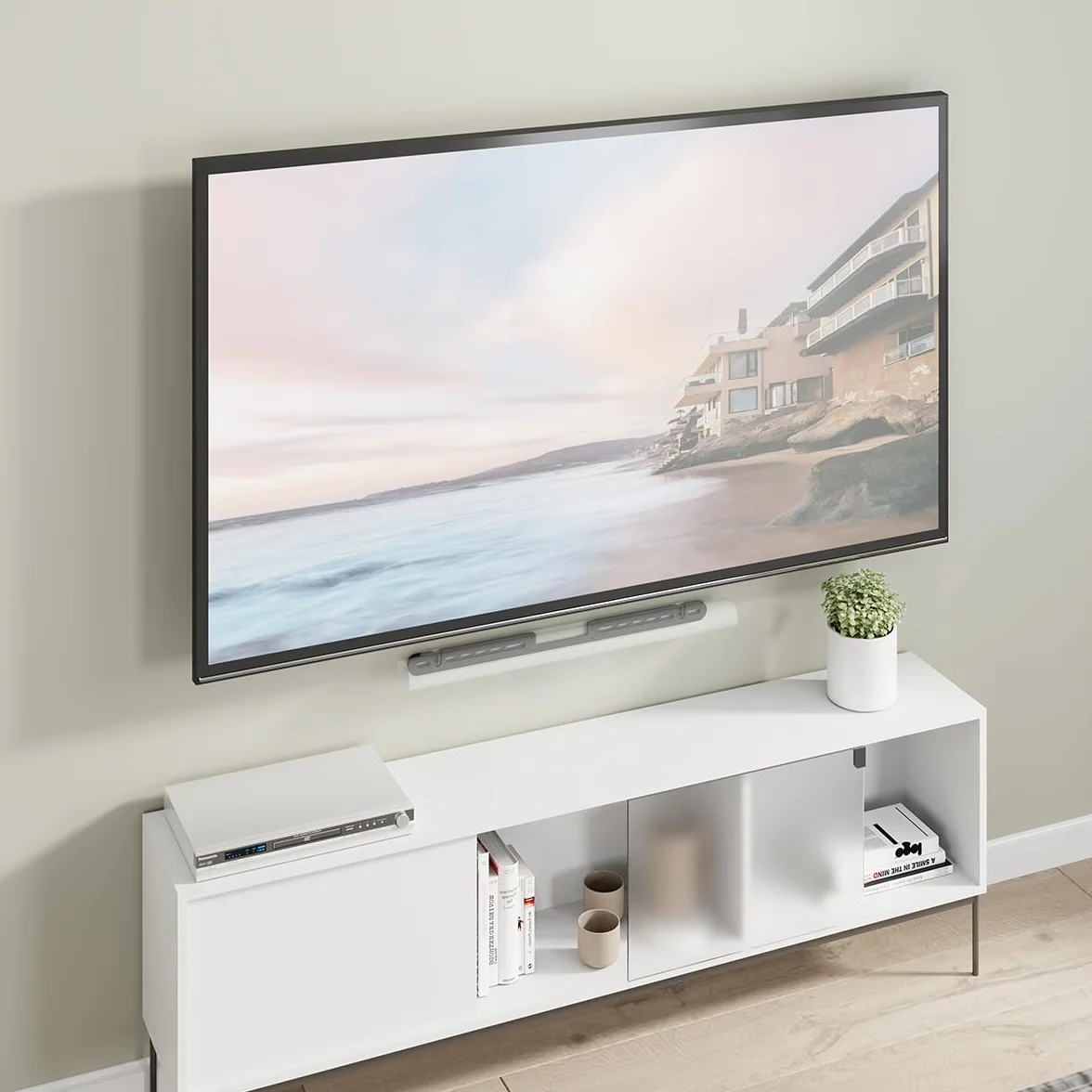 my wall Supporto da parete per Soundbar SONOS® Arc Ultra HS29L - Slim Design ammortizzante antivibrazione, montaggio flessibile sopra e sotto la TV