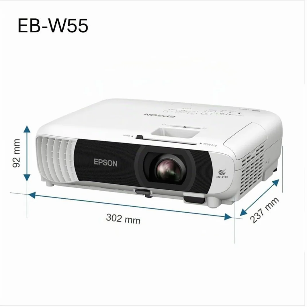 Epson EB-W55 Videoproiettore WXGA 3LCD 4.000 lumen Wi-Fi HDMI Bianco