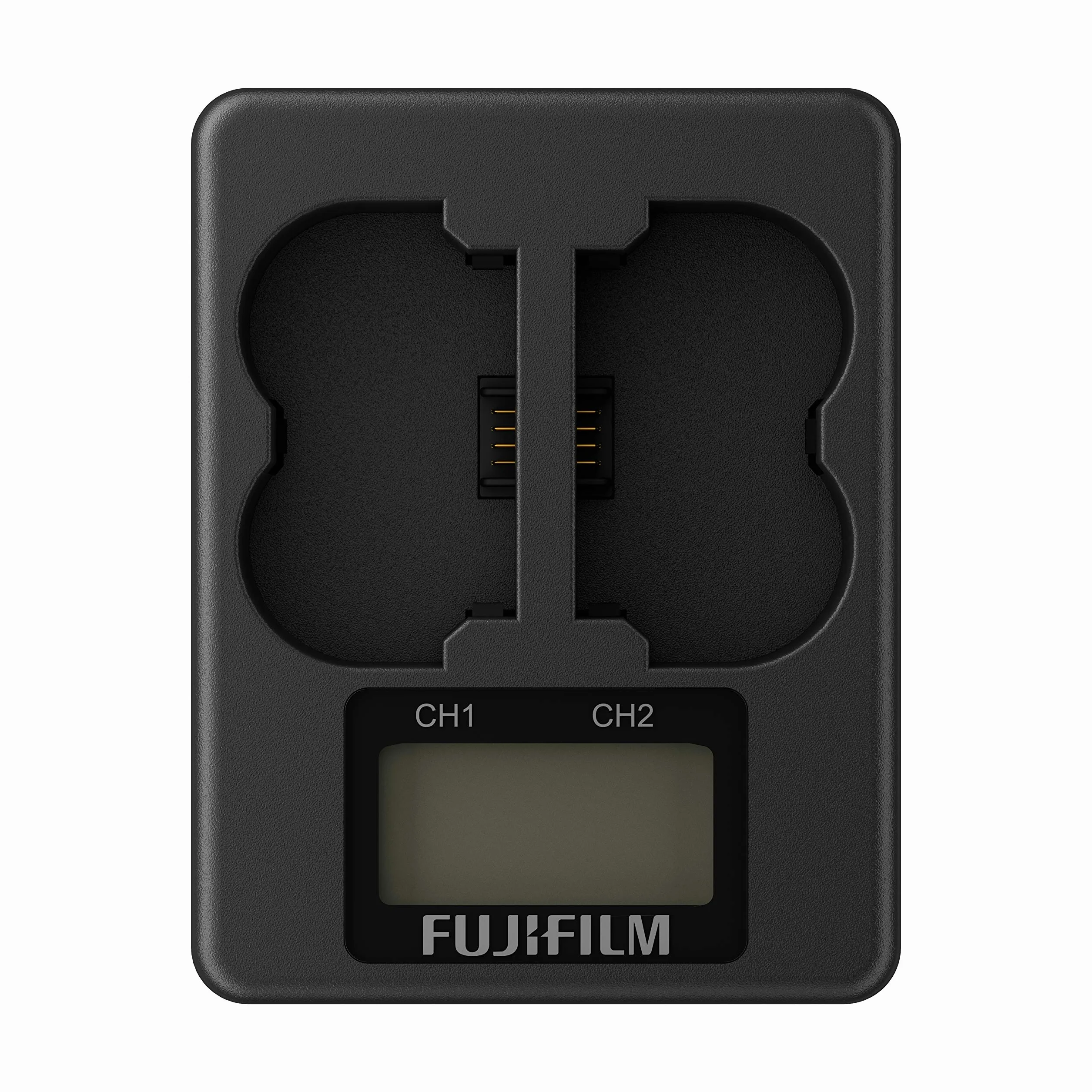 Fujifilm BC-W235 Caricabatterie Doppio per Batterie Fujifilm NP-W235, Nero