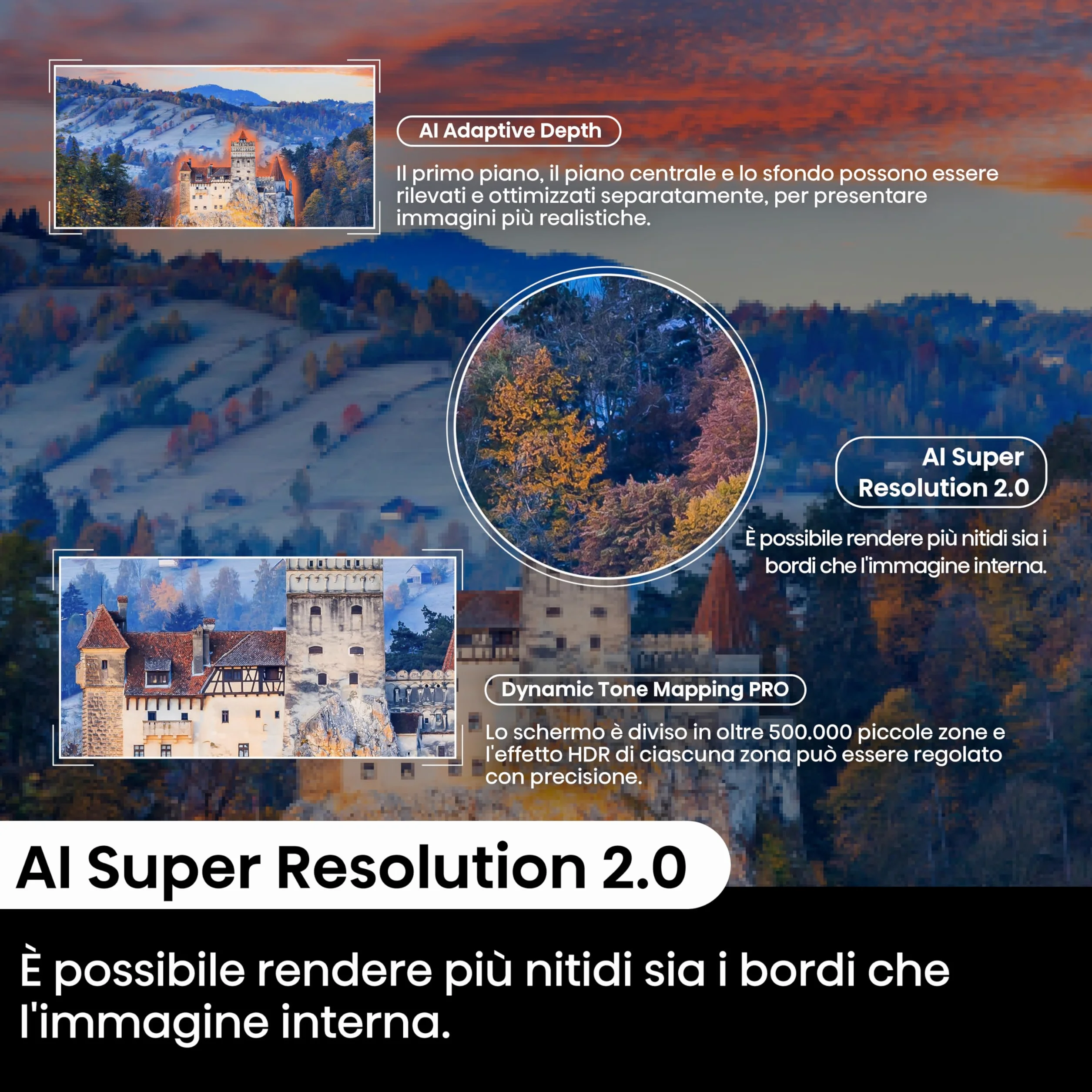 Hisense TV 65" OLED 4K 65A8DN Smart TV VIDAA U8 Dolby Vision IQ HDR 10+ 120Hz Game Mode PRO Dolby Atmos