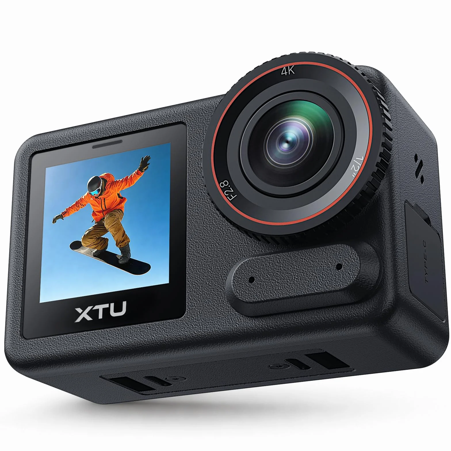 XTU S7 PRO Action Cam 4K 50FPS - Stabilizzazione Super 5.0, AI ISP, Sgancio Magnetico Rapido, Sensore 1/2'' 48MP, WiFi 6, Correzione Orizzonte 360° per Moto, Vlog e Viaggi