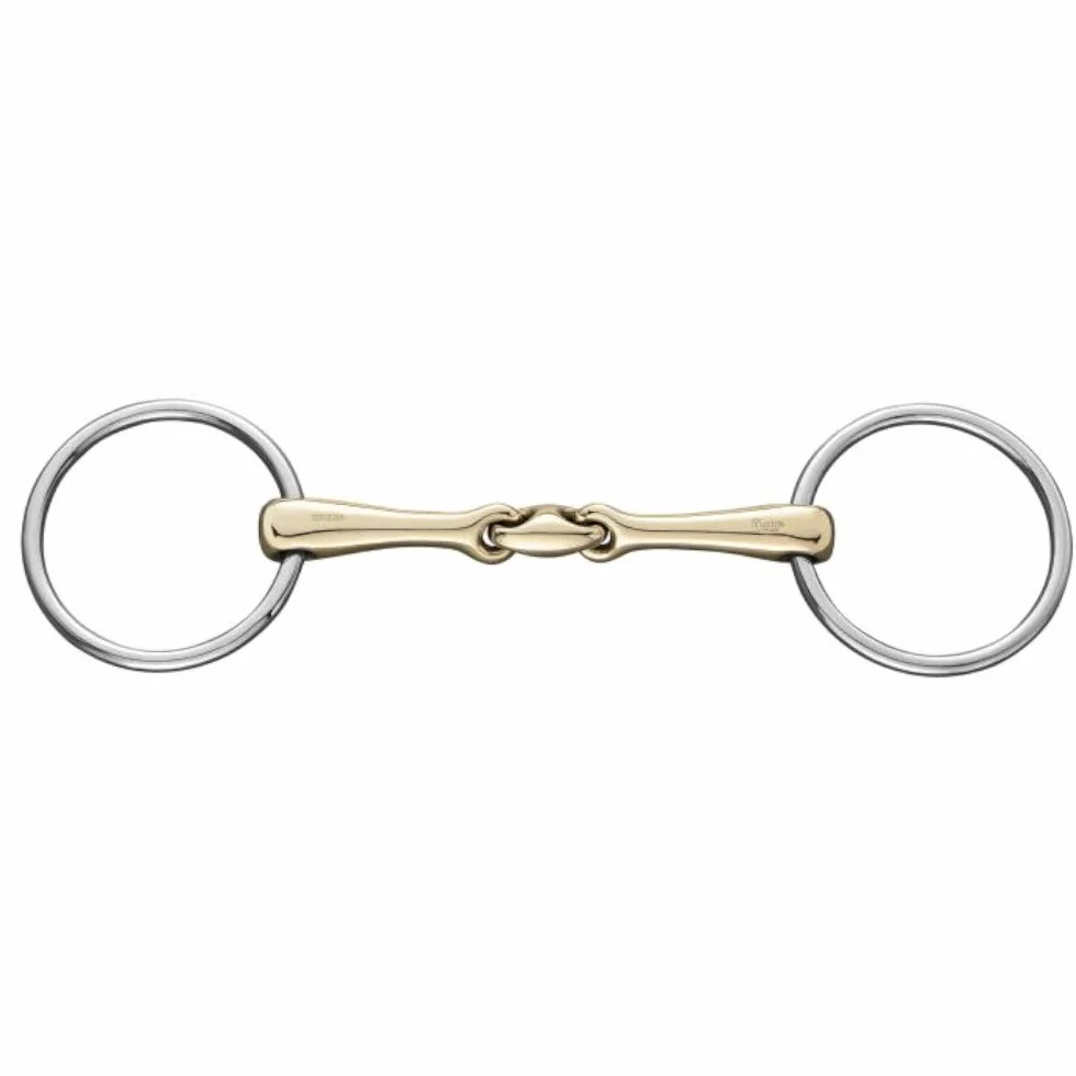 Sprenger - KK Ultra Double Jointed Loose Ring Snaffle,SST-Rings, 18mm - SENSOGAN/AURIGAN