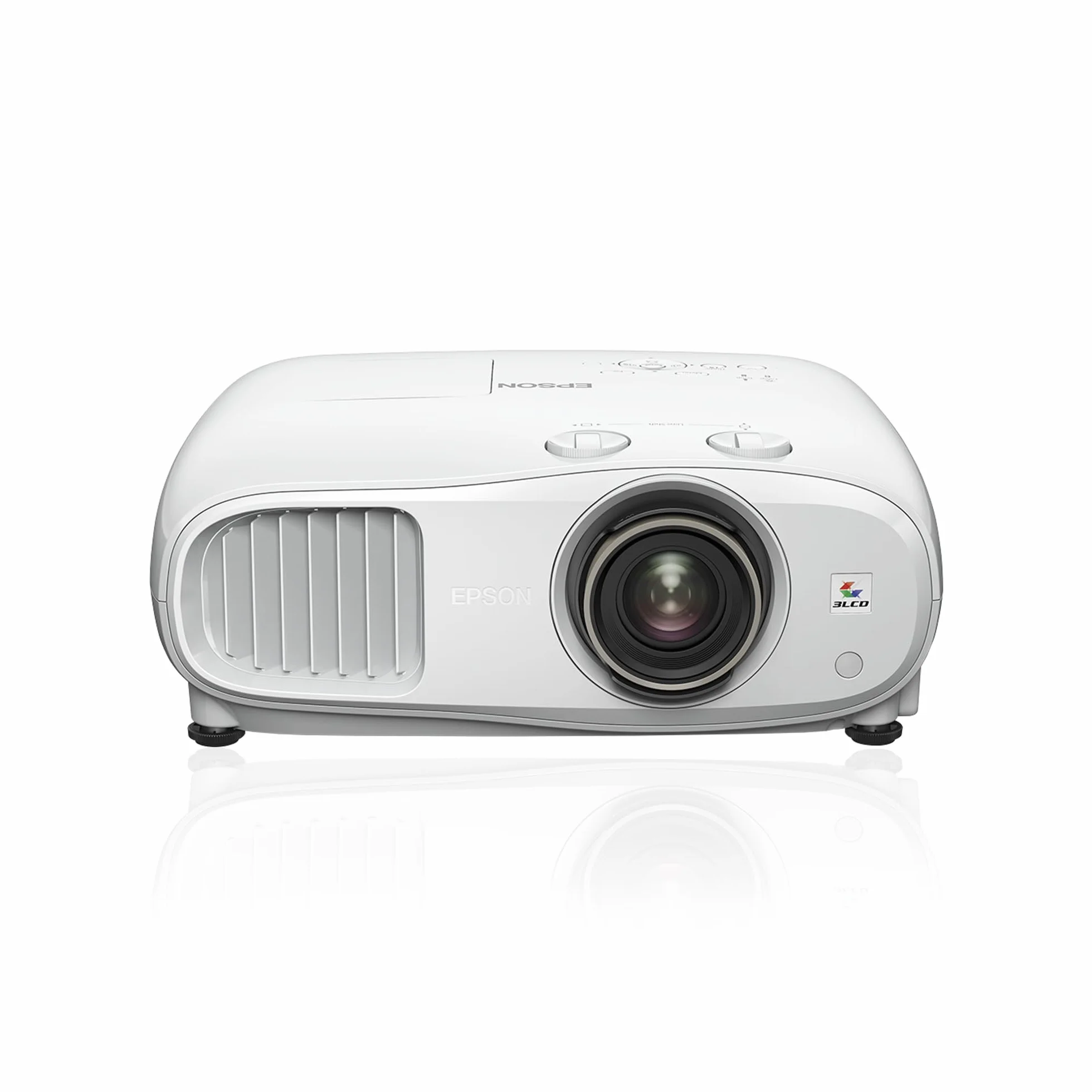 Epson EH-TW7100 | Videoproiettore 4K PRO-UHD | 3.000 lumen | 3LCD | Display da 500” | Streaming facile da dispositivo con 2 porte HDMI | Altoparlante stereo 10W | Per uso domestico e gaming | Bianco