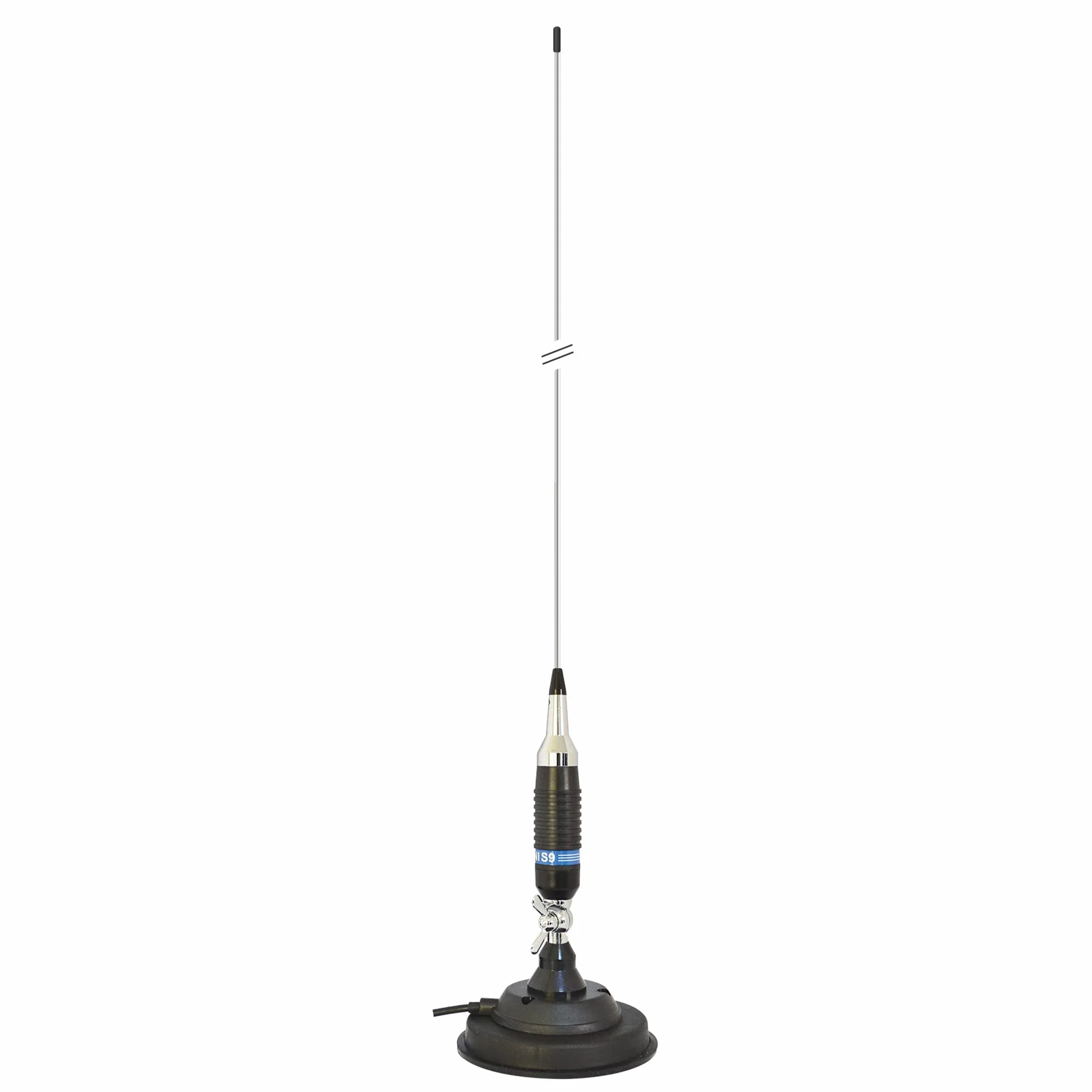 Antenna CB PNI S9 Magnete a farfalla lungo 120 cm e 125 mm/ 125 mm incluso