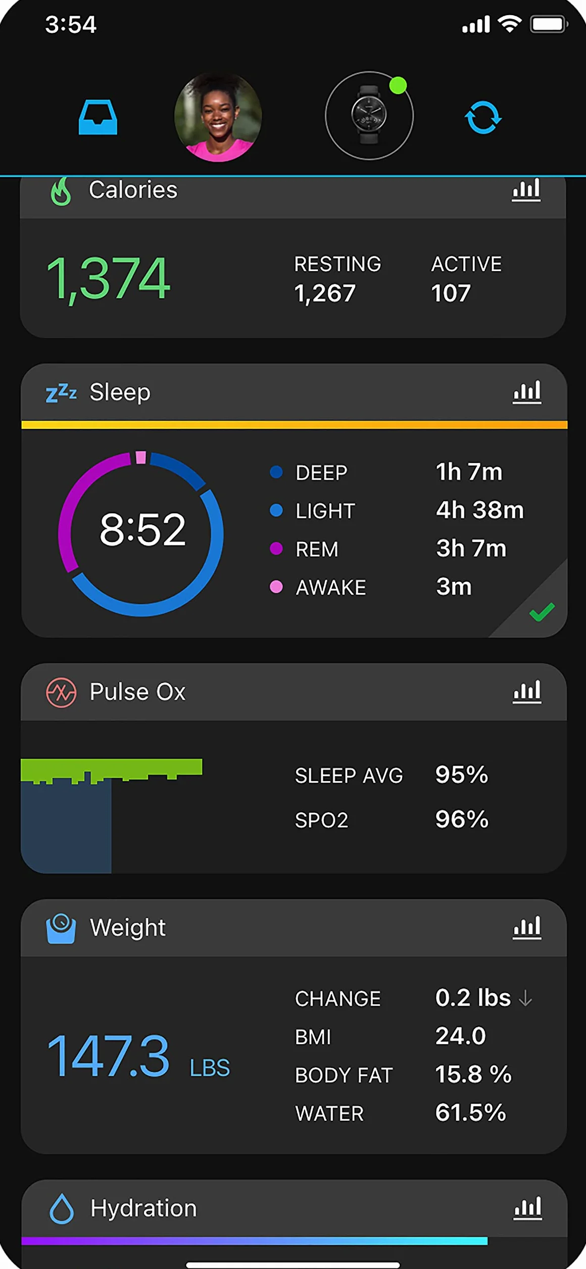 GARMIN vivomove Sport (Renewed)