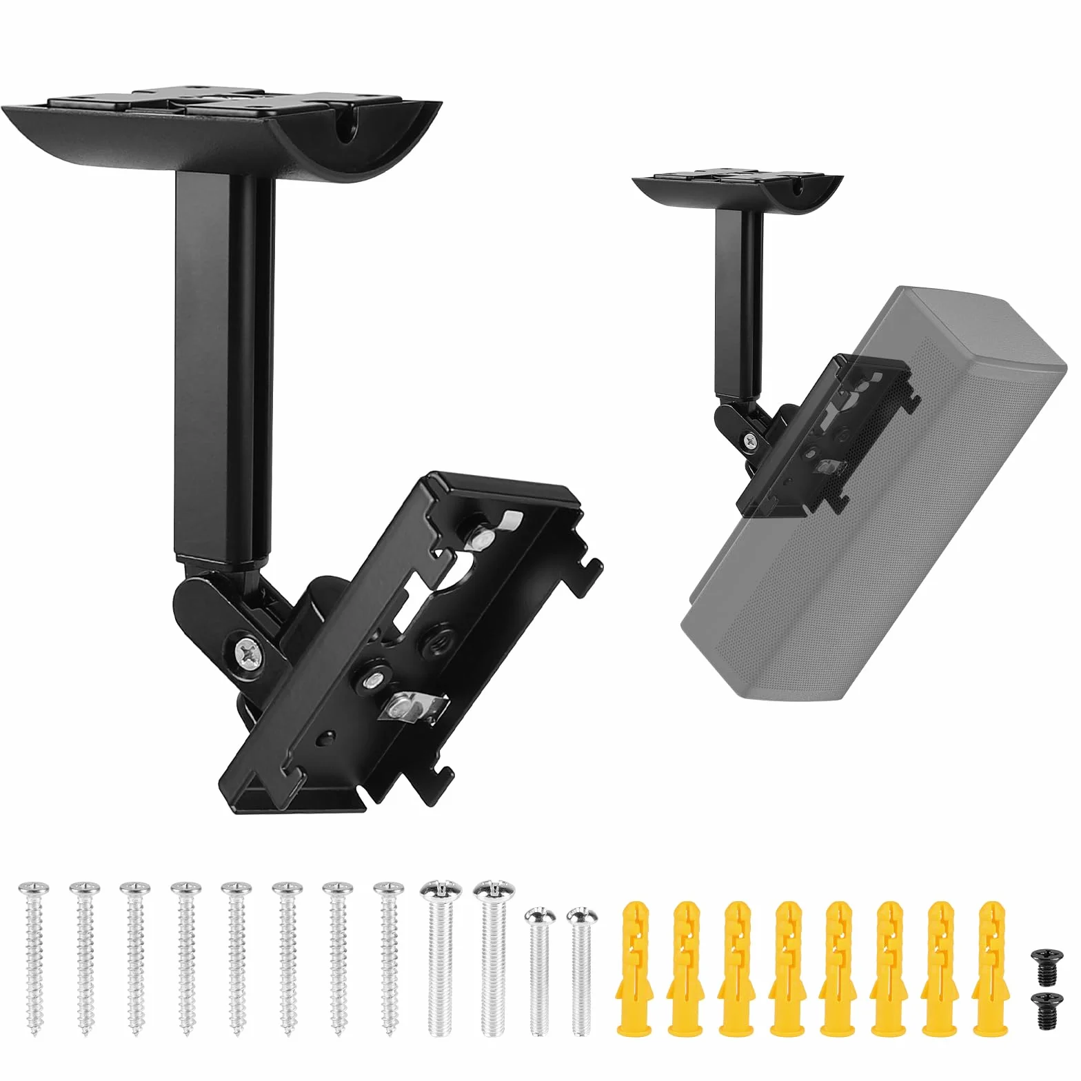 Bose UB-20 UB-20 Series II WB-50 II Supporti per altoparlanti a parete soffitto Braccio regolabile angolazione personalizzabile Nero