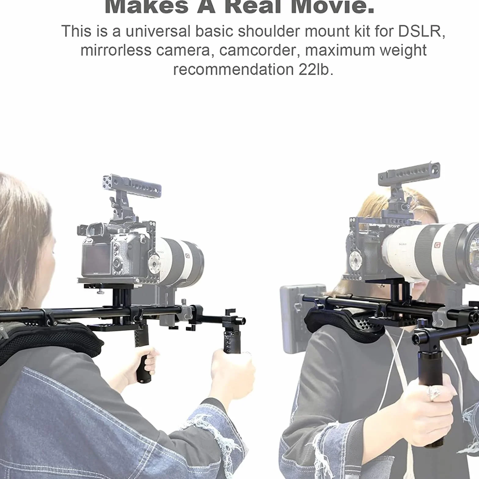 NICEYRIG di supporto per macchina fotografica e videocamera, supporto per piastra di base