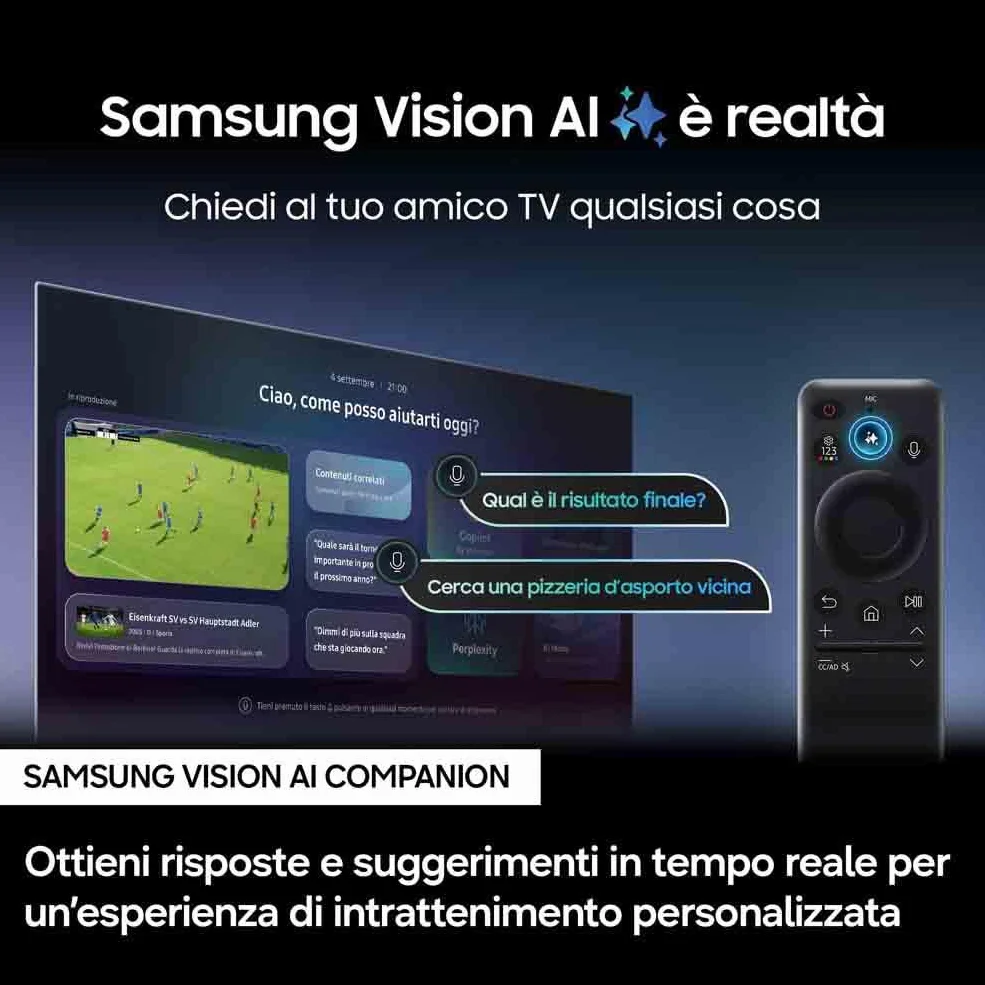 Samsung Smart TV 50'' QE50QN94FATXZT Neo QLED 4K Mini LED, NQ4 AI Gen3 Processor, 2025