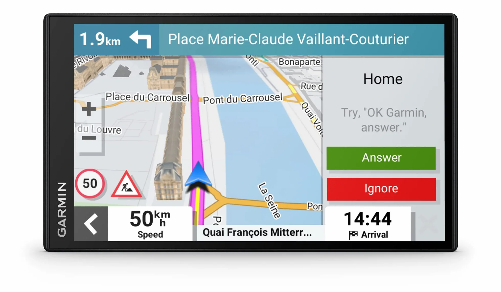 Garmin DriveSmart 76 MT-S, Navigatore GPS per Auto, Display 7", Touchscreen, Mappa Europa