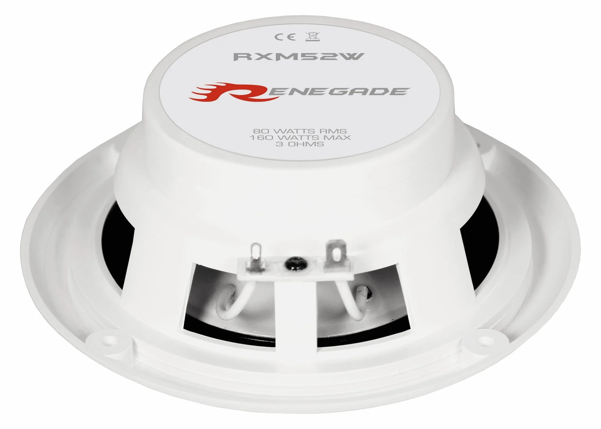 Casse Altoparlanti per Nautica Renegade RXM52 Marine & OUTDOOR 2 vie 13 cm buone Per Filodiffusione controsoffitto griglia bianca