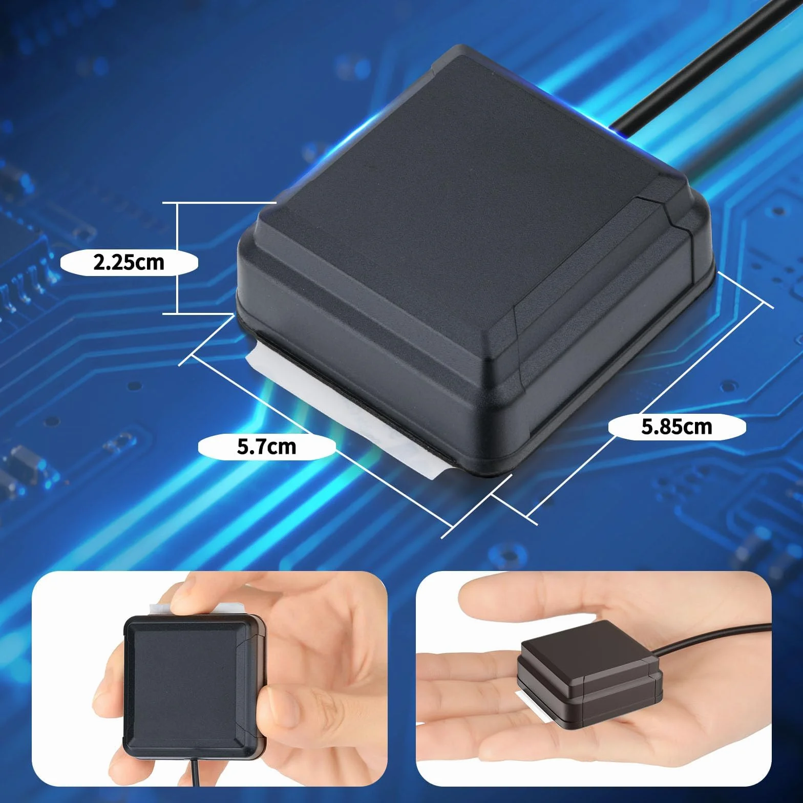Bingfu Antenna GNSS Quadri-Sistema SMA GPS BeiDou GLONASS Galileo LNA 28dB IP65 3-12V per Automotive Drone Marina IoT