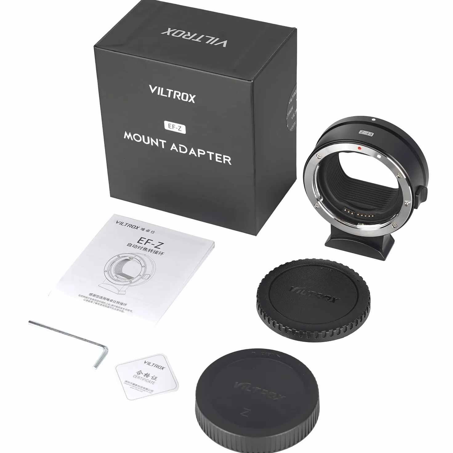EF-Z - Adattatore elettronico per obiettivo con messa a fuoco automatica, compatibile con obiettivi Canon EF/EF-S su fotocamera Z-Mount NIK0N Z5 Z50 Z6 Z6II Z6III Z7 Z7II Z7III Z8 Z30 Zfc