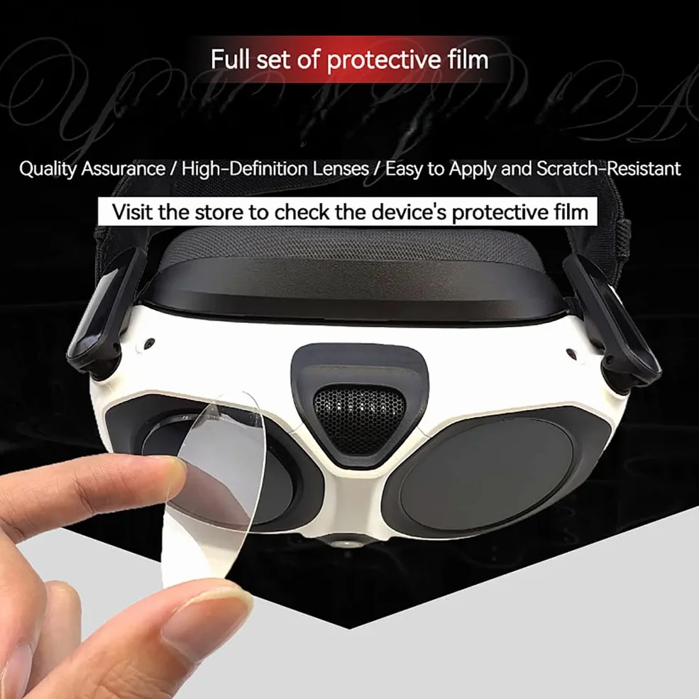 Set completo di pellicole proteggi schermo per drone Insa 360 Antigravity A1, A1 Flight Glasses Lens Protector + Body AR Protective Film, Anti-impronte Screen Protector Film