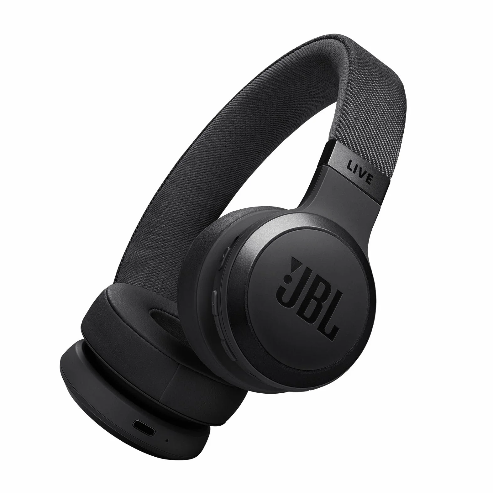 JBL Live 670 NC Cuffie On-Ear Bluetooth Wireless, con Cancellazione Adattiva del Rumore, SmartAmbient, Personi-Fi 2.0, JBL Surround, Connessione Multipoint, fino a 65 Ore di Autonomia, Nero