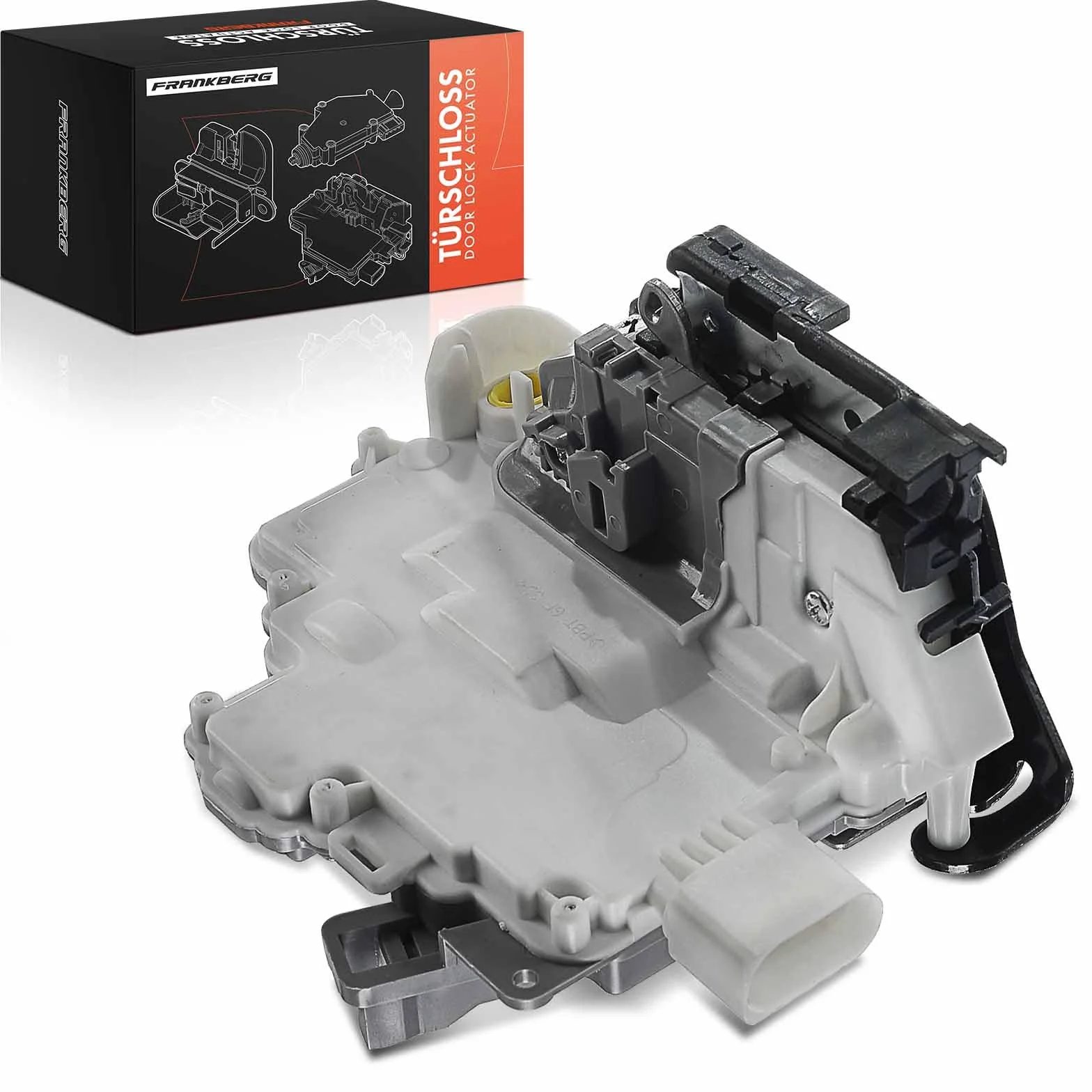 Frankberg Serratura porta auto Anteriore sinistro Compatibile con Ibiza IV 6J5 6P1 Ibiza IV SportCoupé 6J1 6P5 Superb II Station Wagon 3T5 Ibiza IV ST 6J8 6P8 P.a.s.s.a.t Variante 3C5 V10-85-0019