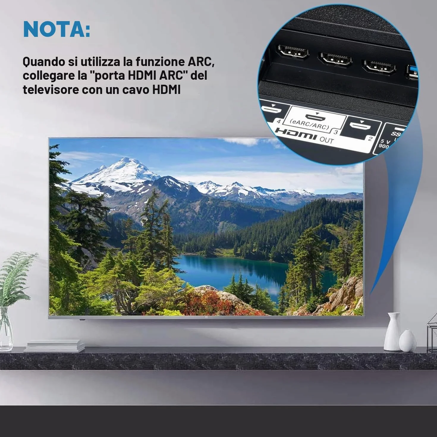 KSRplayer Estrattore audio HDMI eARC ARC 192 Khz convertitore audio digitale analogico R/L adattatore TV 3,5 mm DTS Dolby Atoms AC3 LPCM