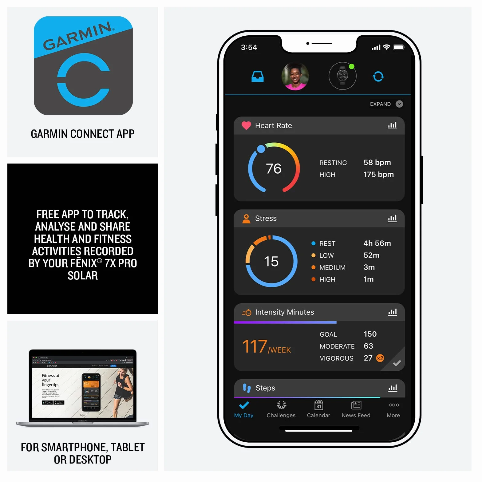 Garmin fēnix 7X Pro Solar, Smartwatch, Ricarica solare, 51mm, Torcia LED, Touchscreen 1,4", +30 Sport, GNSS multi-band, SpO2, Mappe, Musica, Autonomia 37 giorni (Slate Gray & Black) (Ricondizionato)