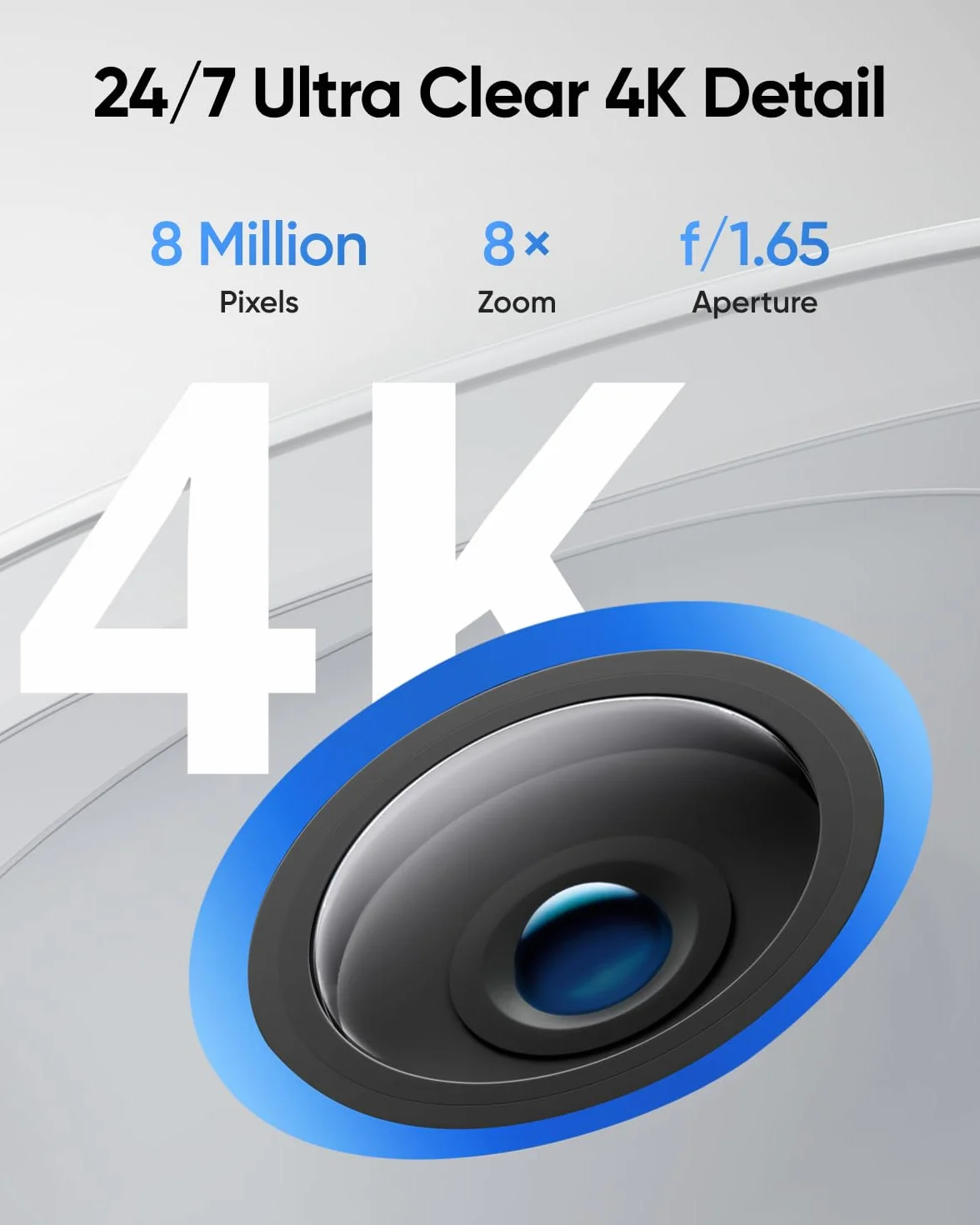 eufy Security eufyCam E330 (Professionale) Telecamera di sorveglianza per esterni 4K, registrazione 24/7, espandibile fino a 10 cam, memoria locale (ricondizionato)