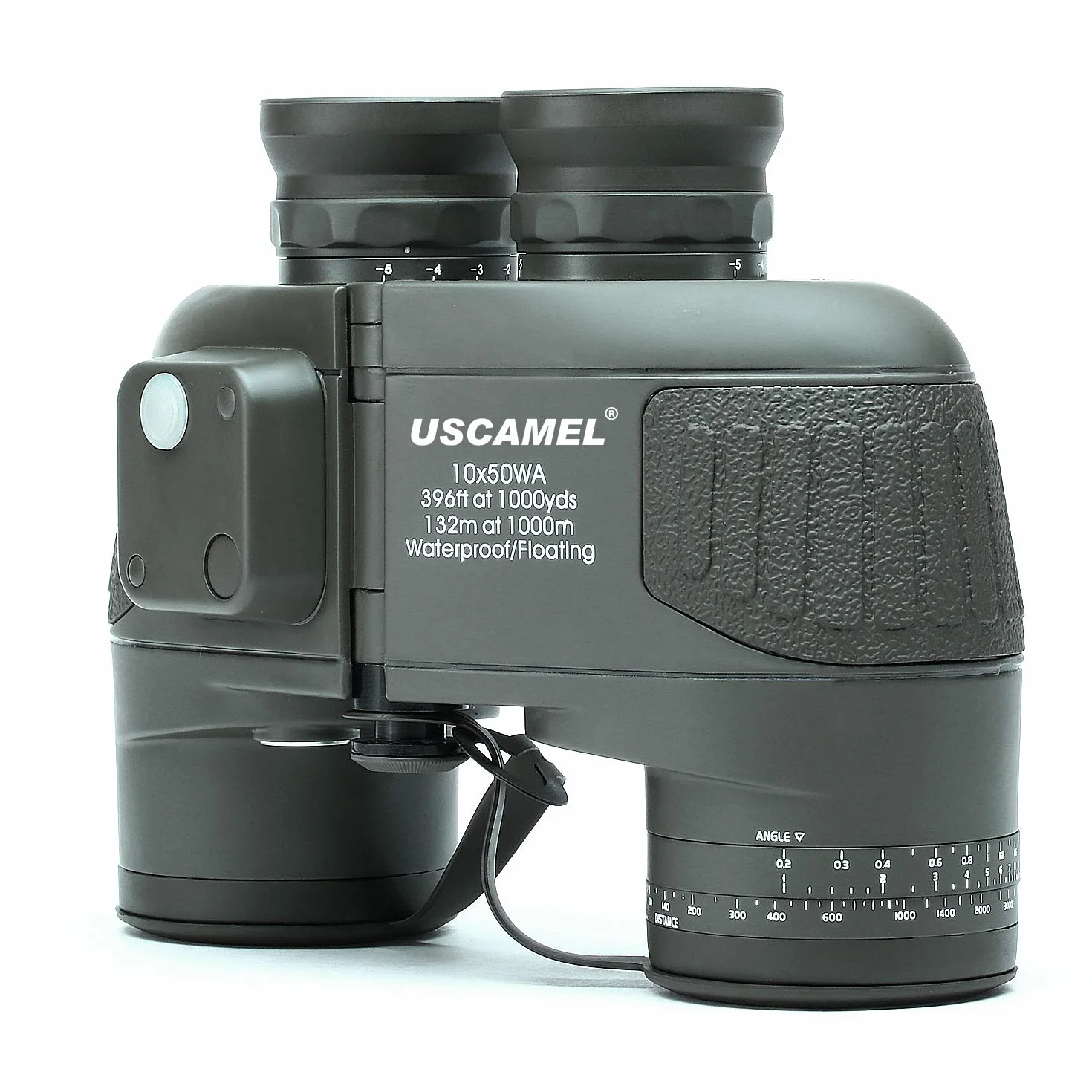 USCAMEL 10X50 Binocolo Marino per Adulti con Telemetro Bussola, Binocolo Marino per Adulti per Vela Nautica