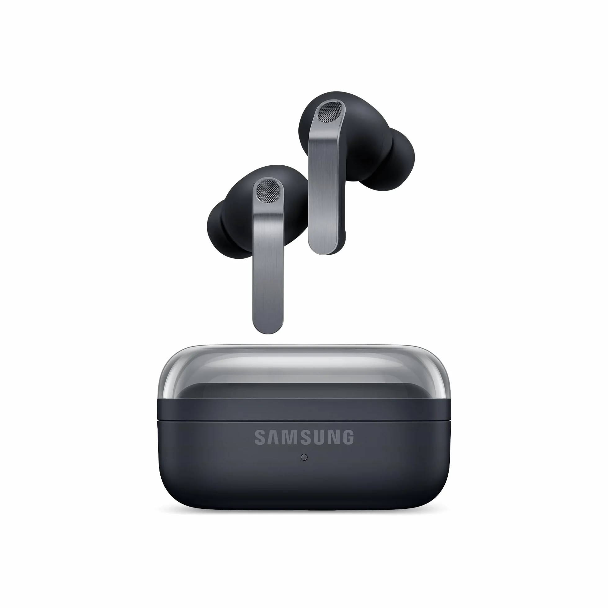 Samsung Galaxy Buds4 Pro Black, Altoparlante a 2 Vie, Doppio Amplificatore, Chiamate Cristalline, Audio 360°, ANC Migliorata, Controllo Adattivo Rumore, Galaxy AI con Comandi Vocali