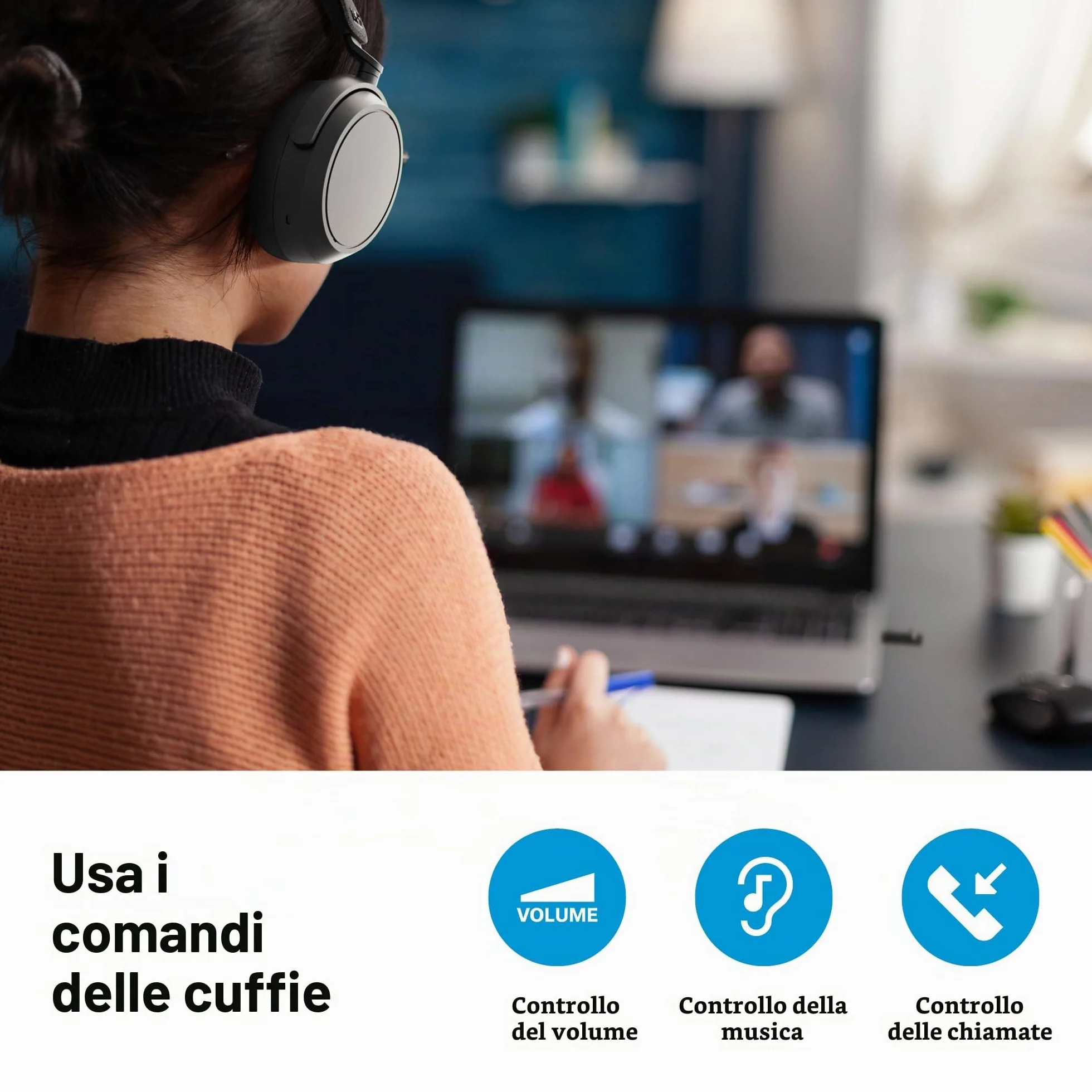 Sennheiser ACCENTUM Wireless Special Edition Cuffie Bluetooth ANC ibrido 50 ore autonomia Nero Rame