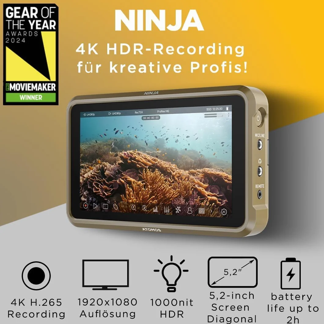ATOMOS moniteur enregistreur ninja - ATOMNJA004