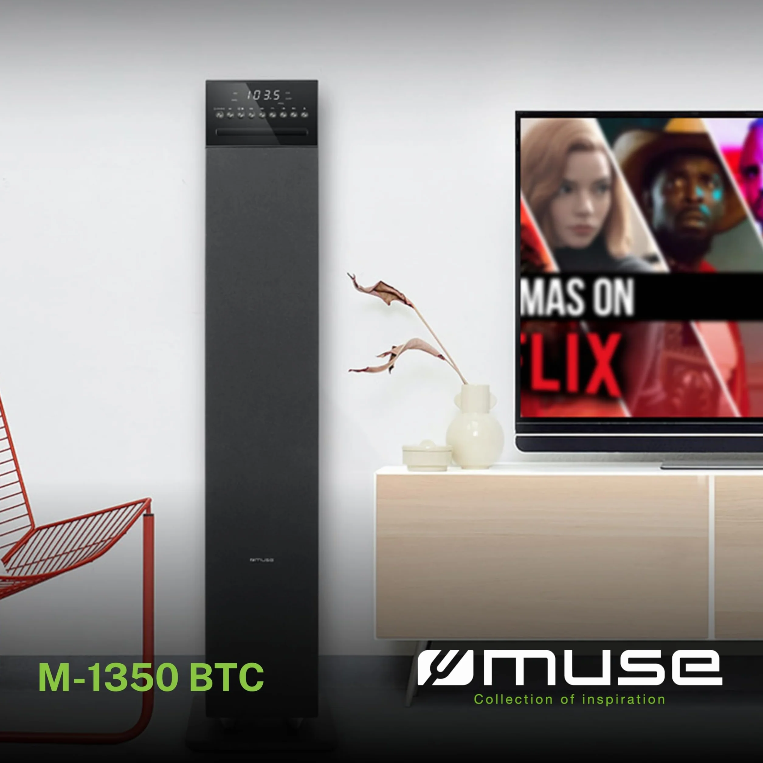 Muse M-1350 BTC - Sistema audio
