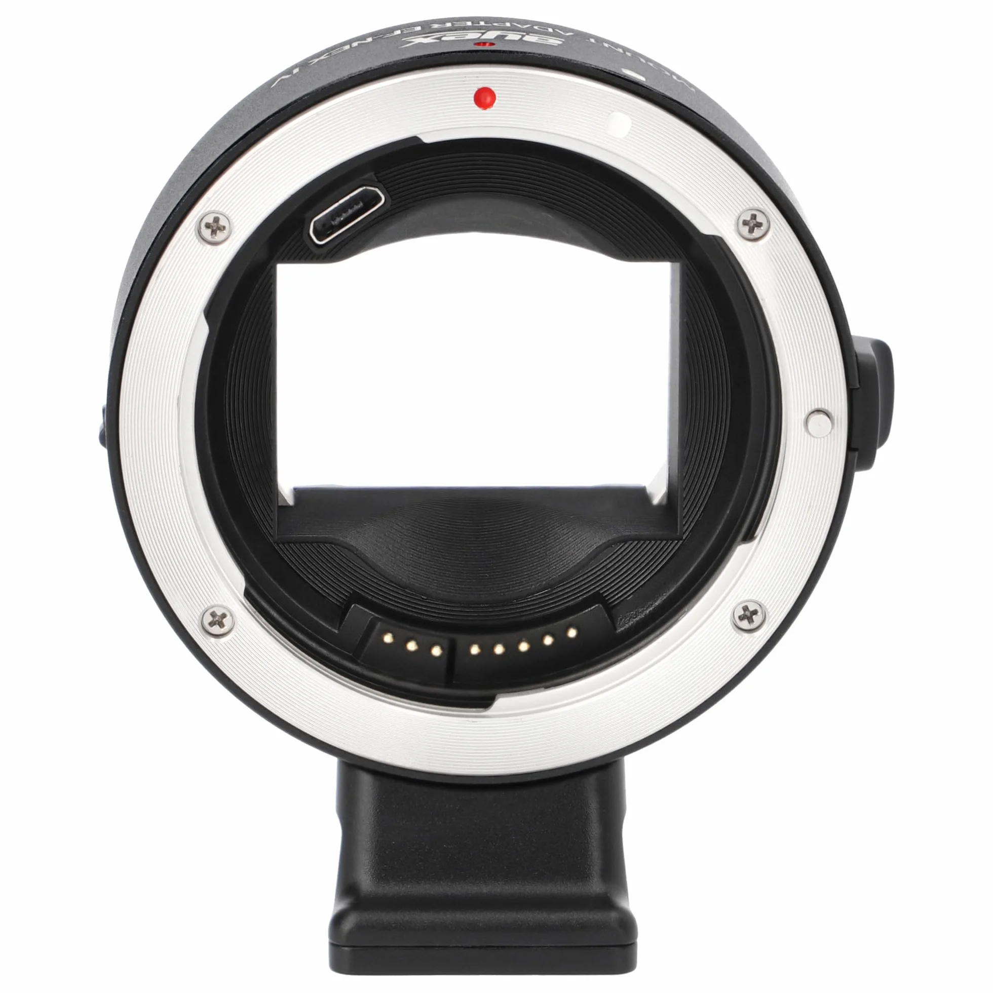 ayex Adattatore per obiettivo compatibile con obiettivi Canon EF, compatibile con fotocamere Sony E-Mount Dual Autofocus Control & is Stabilizzazione EF-NEX IV EF-E IV
