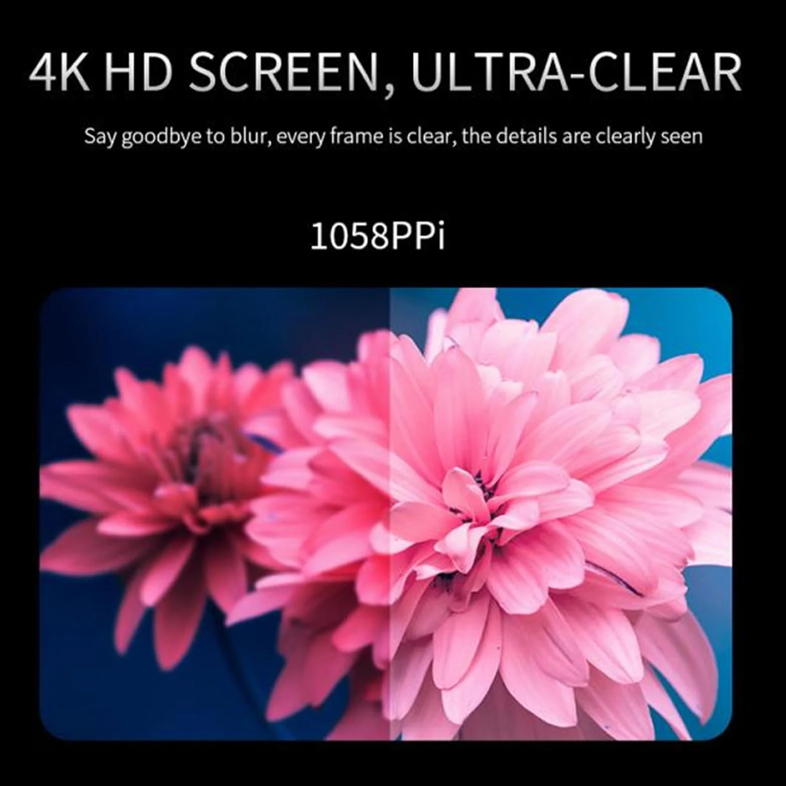 Occhiali VR Intelligenti 4K con Schermo WiFi Wireless, Occhiali per Display Video con Batteria da 8000 MAh, Occhiali per Cuffie VR Occhiali da Film per Telefono e Computer