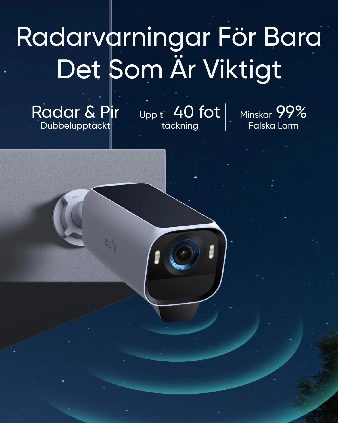 eufy Security eufyCam S3 Pro Kit da 2 telecamere di sicurezza solare per esterni senza fili con pannello solare, visione notturna a colori, 4K, Forever Power 2.0, riconoscimento facciale AI