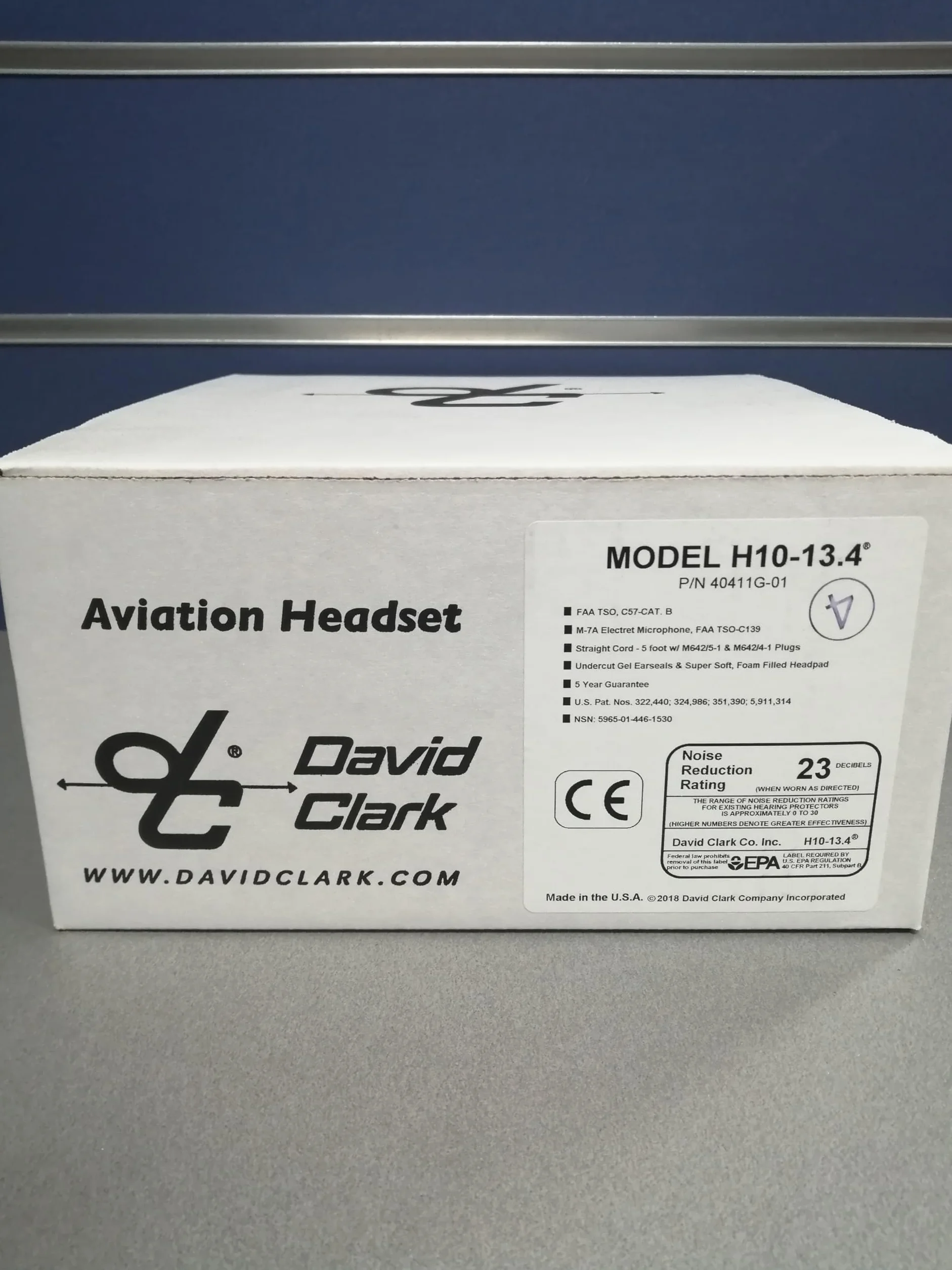 David Clark H 10-13.4 doppio jack General Aviation