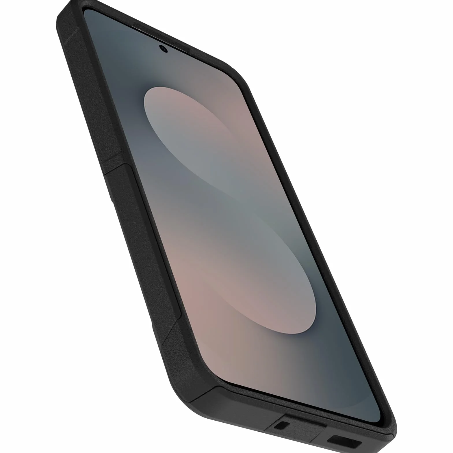 OtterBox Cover per Samsung Galaxy S25 FE Commuter, resistente a shock e cadute, testata testata 3x norme MIL-STD 810G, Nero