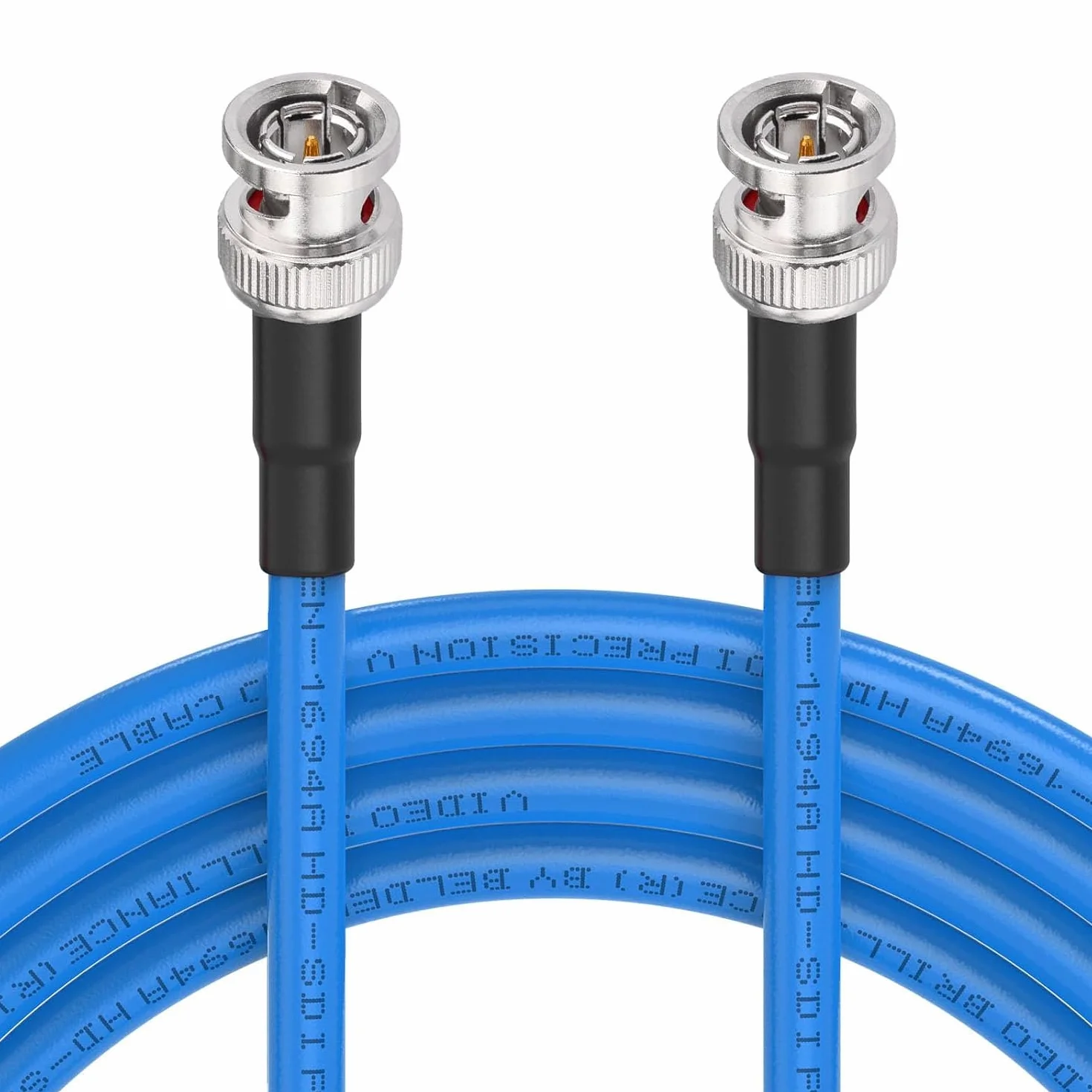 Superbat Cavo SDI 3G/6G/12G 61m Cavo Audio Digitale BNC Maschio a Maschio Belden 1694A 75 Ohm per Telecamere e Attrezzature Video, Supporta HD-SDI/3G-SDI/4K/8K(1 Pezzo)