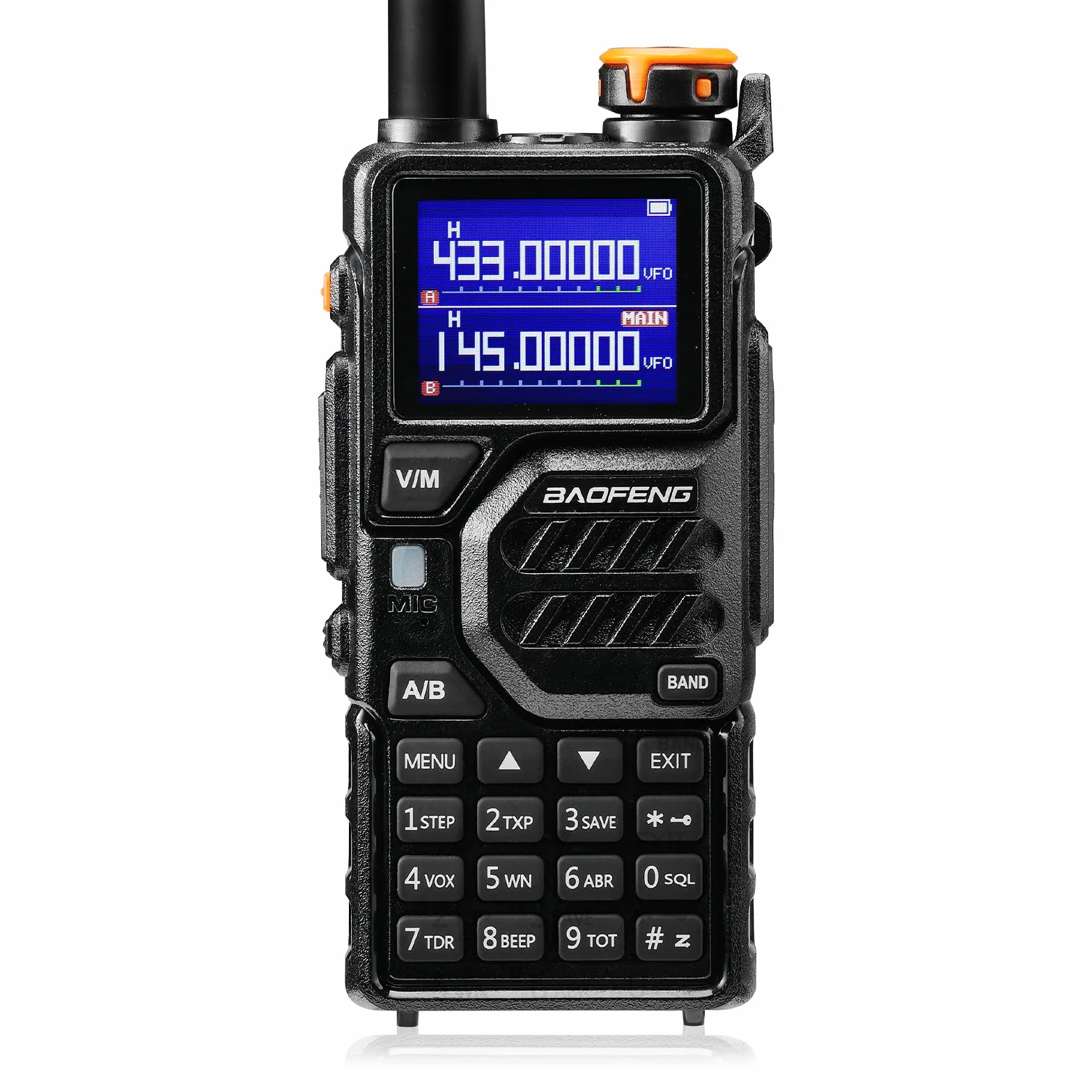 BAOFENG K5PLUS Radio amatoriale a tre bande UHF VHF 1.25 m 10 W 999 CH portatile