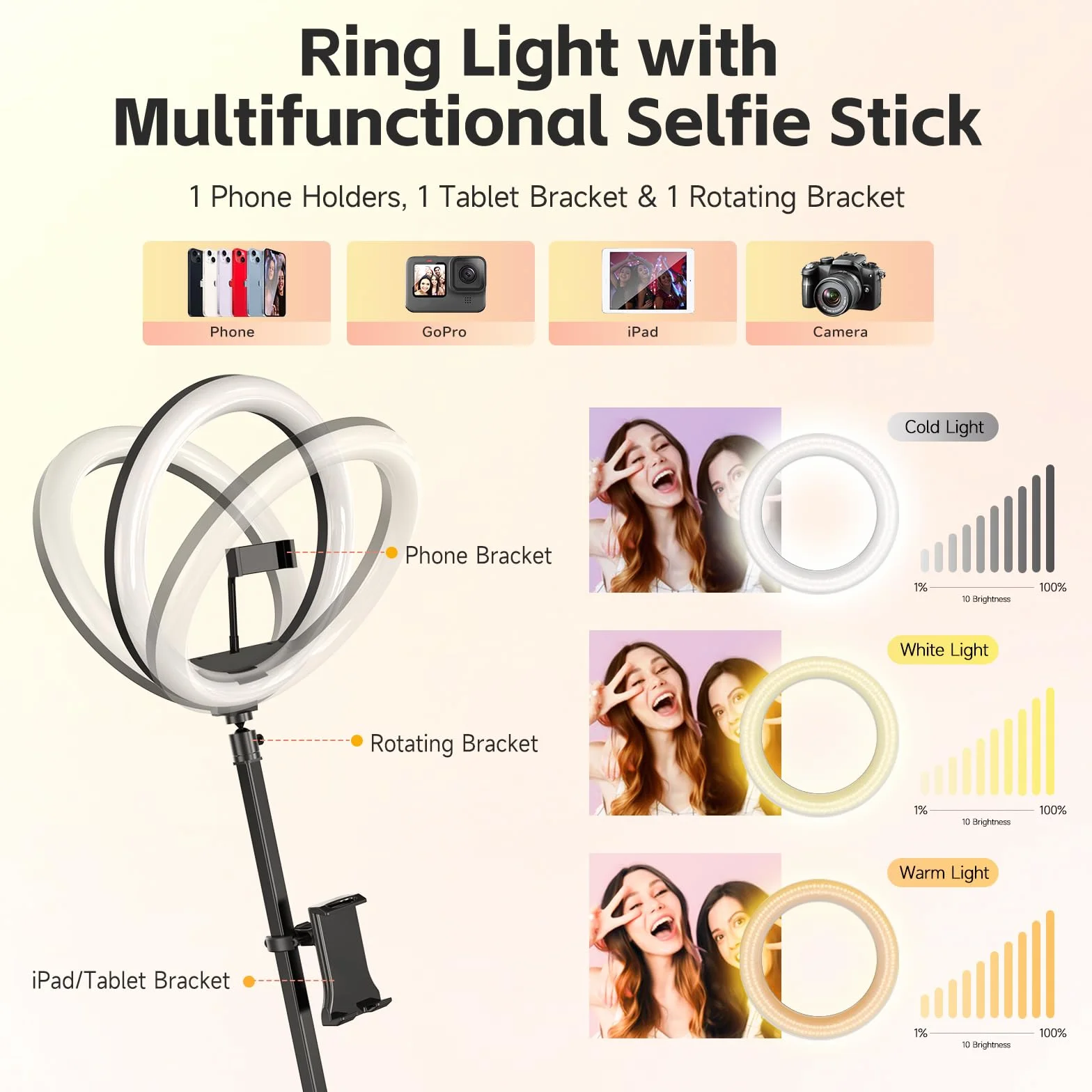 HARZHI 360 Photo Booth Machine, Cabina Fotografica, Vedio Booth per Feste/Matrimoni/YouTube/Tiktok, Telecomando e controllo software, con ChackTok VIP e Flight Case, Personalizzazione del Logo, 80CM
