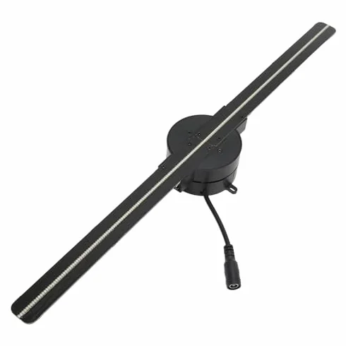 Yctze Ventilatore Ologramma 3D Ventilatore Ologramma 3D Proiettore WiFi 3D 16,5 Pollici 2000x224 Perline Luminose a LED Pubblicità 100?240 V