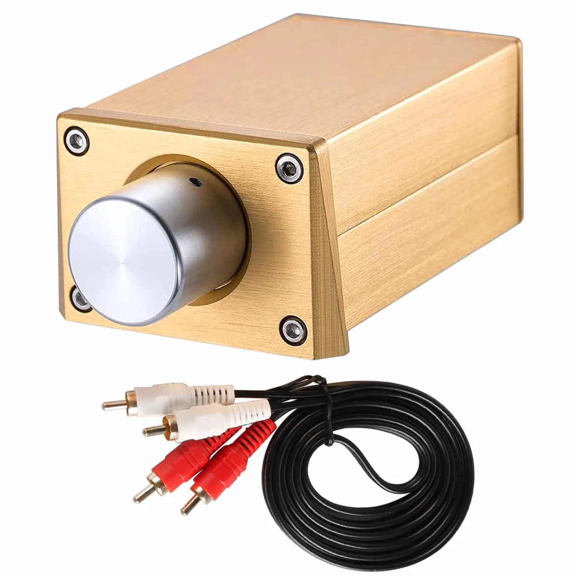 DollaTek Preamplificatore Vol HiFi Alta precisione Controllo Volume ALPS16 Oro