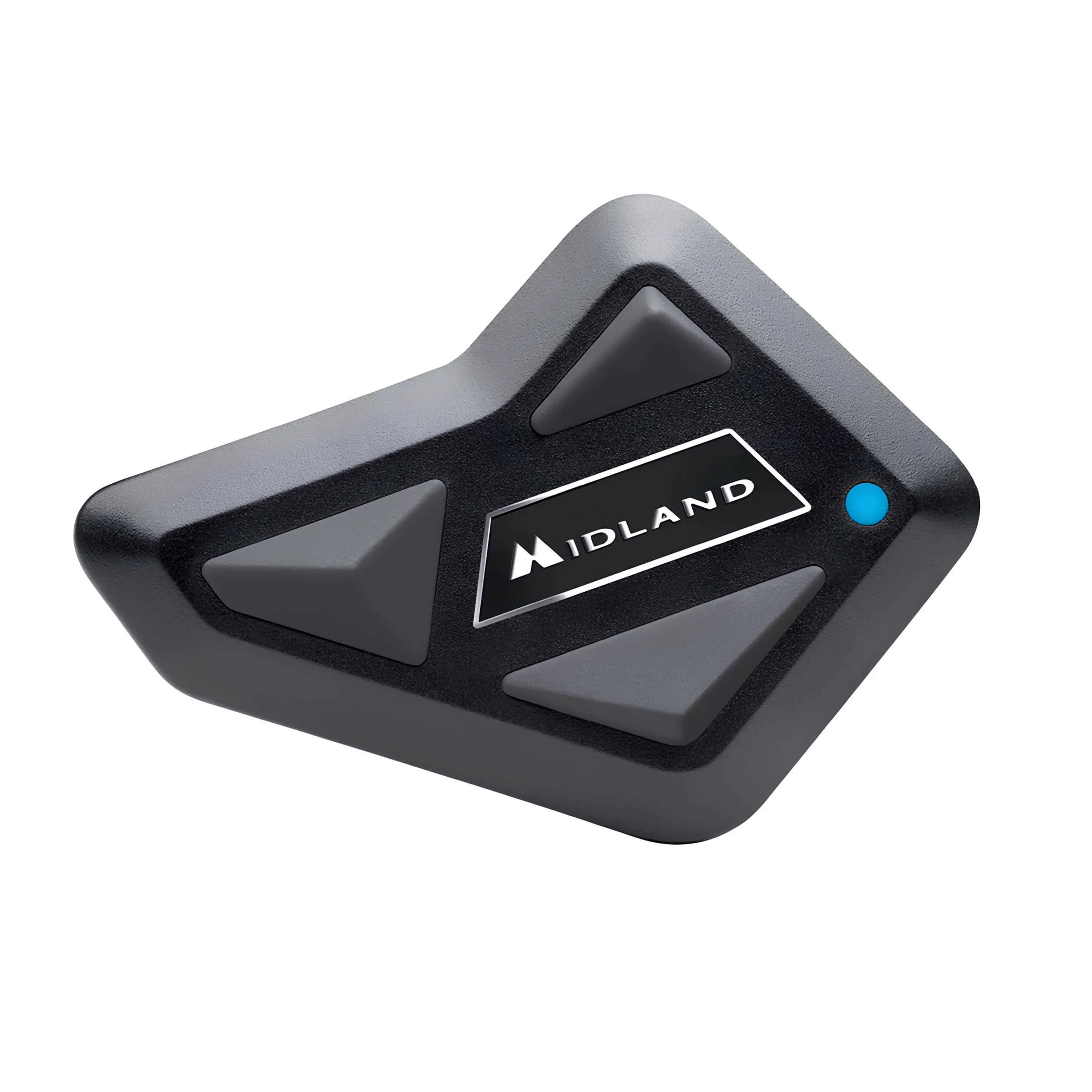 Midland - Interfono Moto Bluetooth ECE2206 Nuovo BT Mini Singolo, Auricolari Casco Moto 4 Persone Waterproof, Portata 500m, Autonomia 8H, Cancellazione Rumore, Music Share, Compatibile TFT