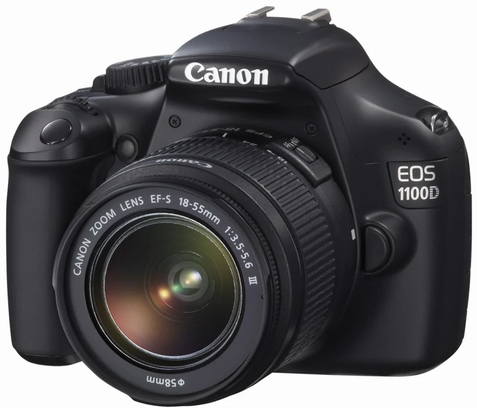 Canon EOS 1100D Fotocamera Digitale Reflex 12 Megapixel con Obiettivo EF-S 18-55mm IS II, Nero
