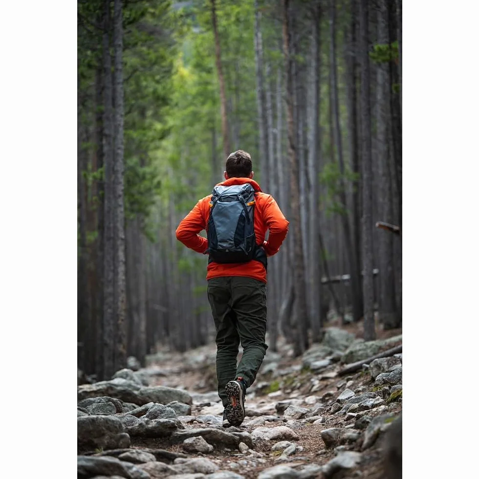 Lowepro PhotoSport BP 15L AW III, Zaino Fotografico da Hiking con Accesso Laterale, Inserto per Fotocamera Mirrorless Rimovibile, Sistema di Cinghie per Accessori, Grigio, Compatibile con Sony α6000