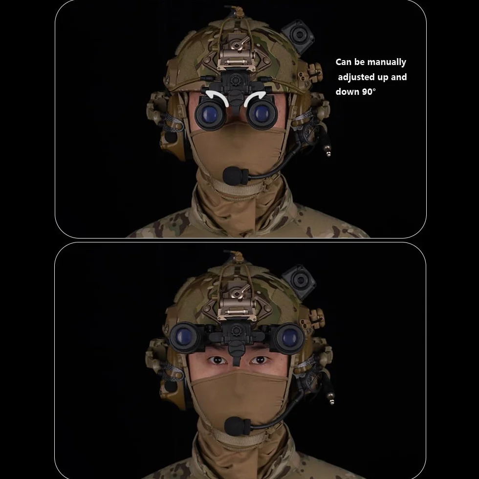 Modello tattico GPNVG 18 Dummy, modello di occhiali per la visione notturna, per il casco tattico NVG Mount | per la visualizzazione Cosplay