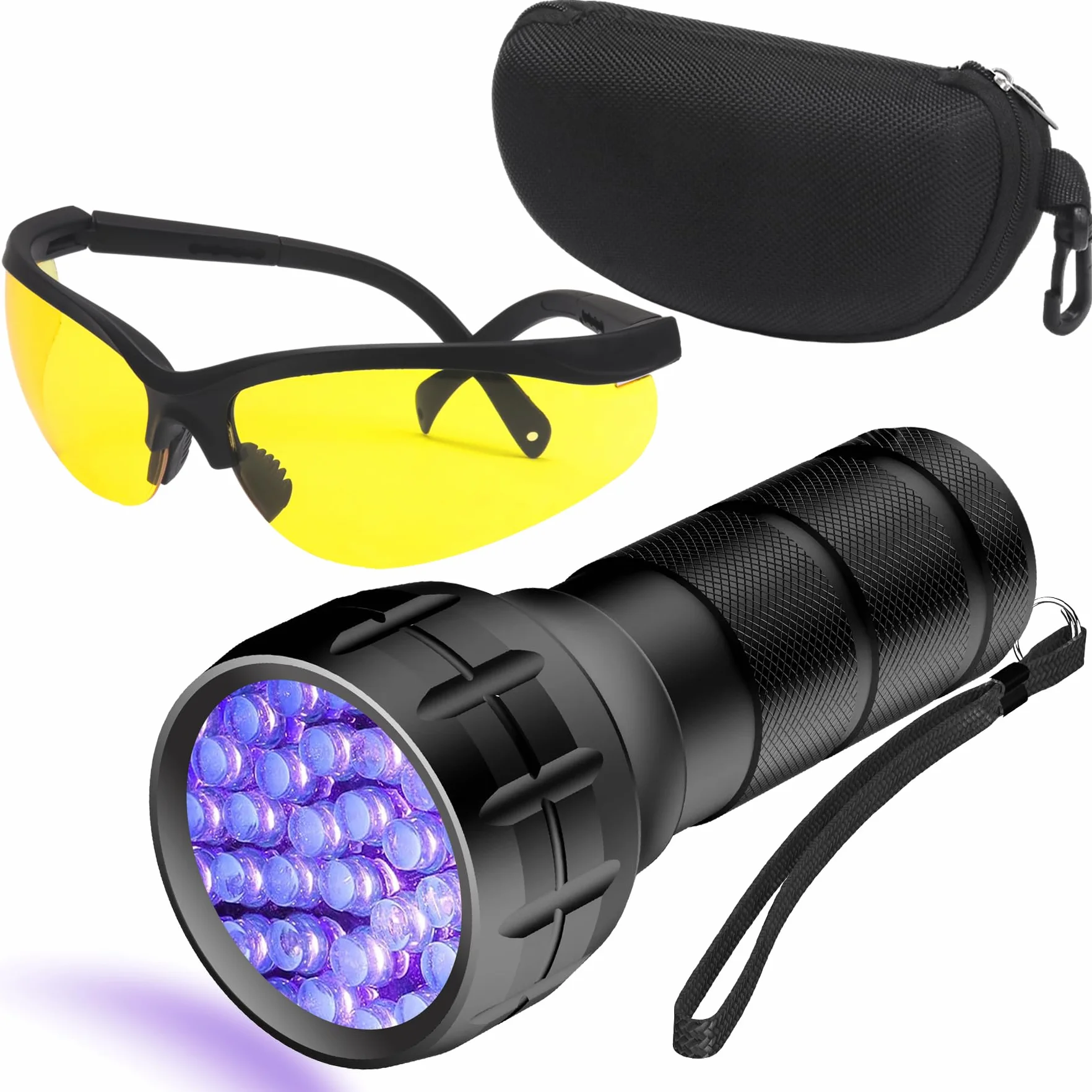 COSOOS Kit per Rilevazione di Perdite dell'aria Condizionata AC con Luce UV e Colorante